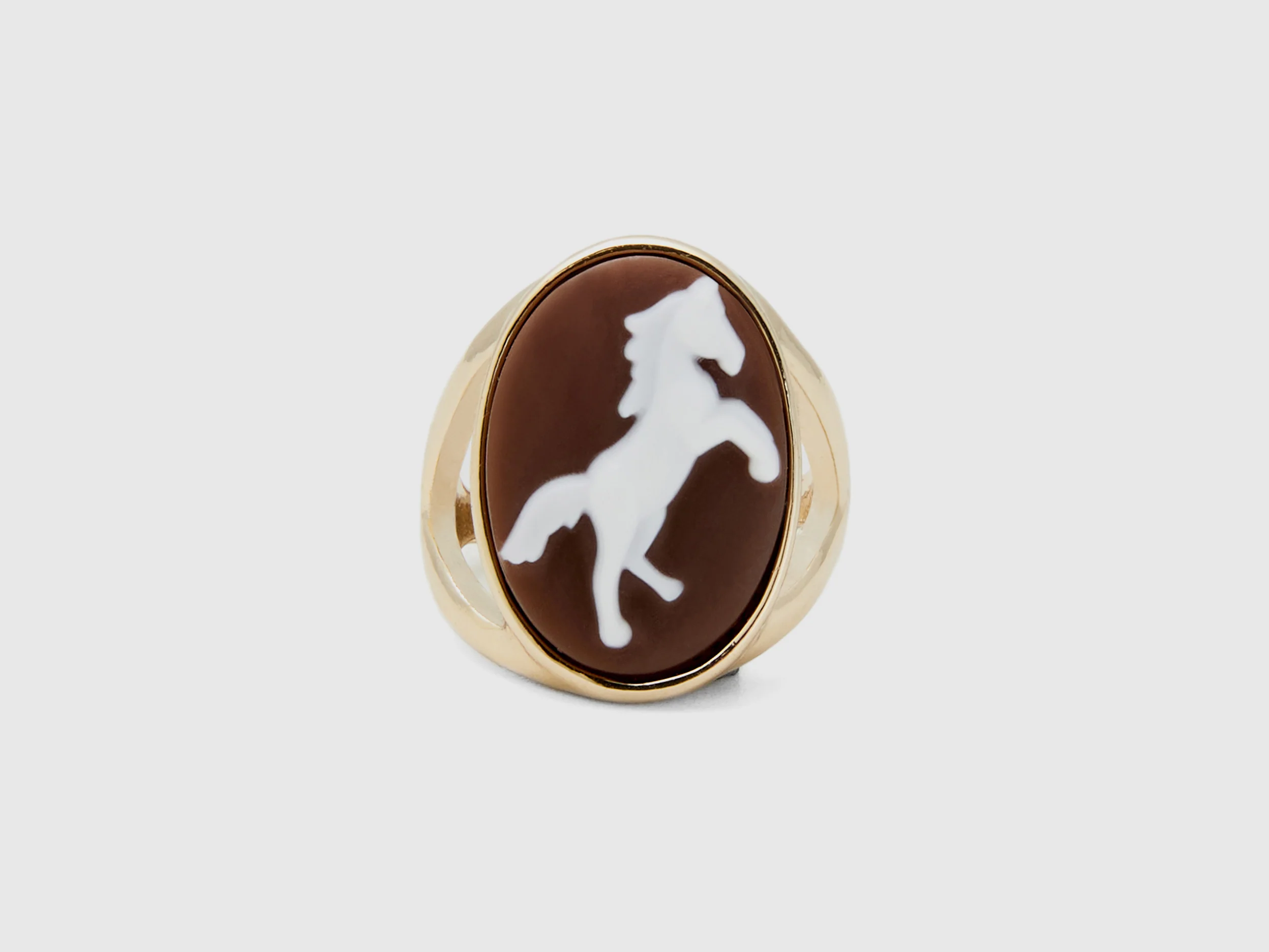 Anello con cammeo cavallo