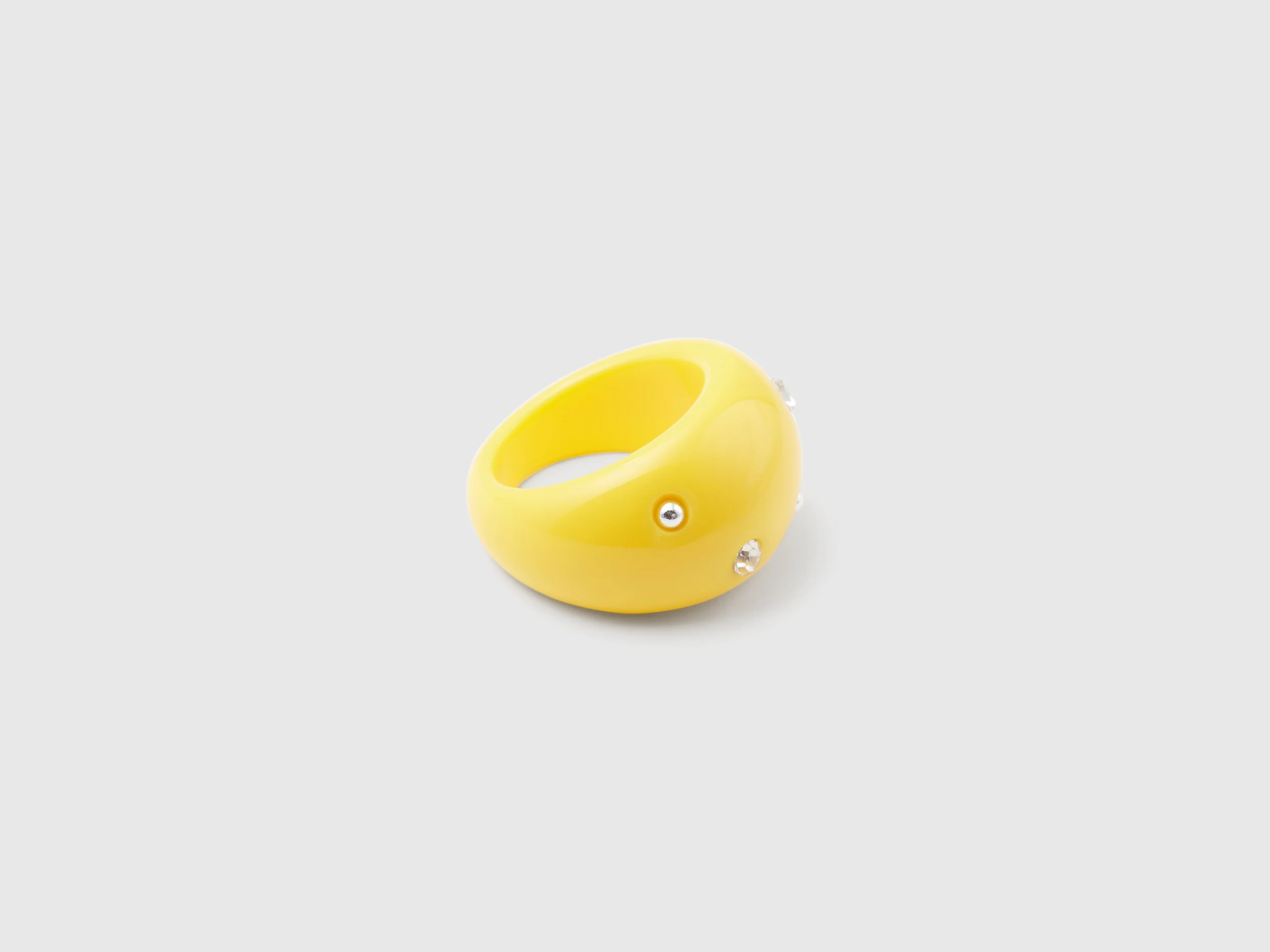 Anello con strass e borchie - Image 2