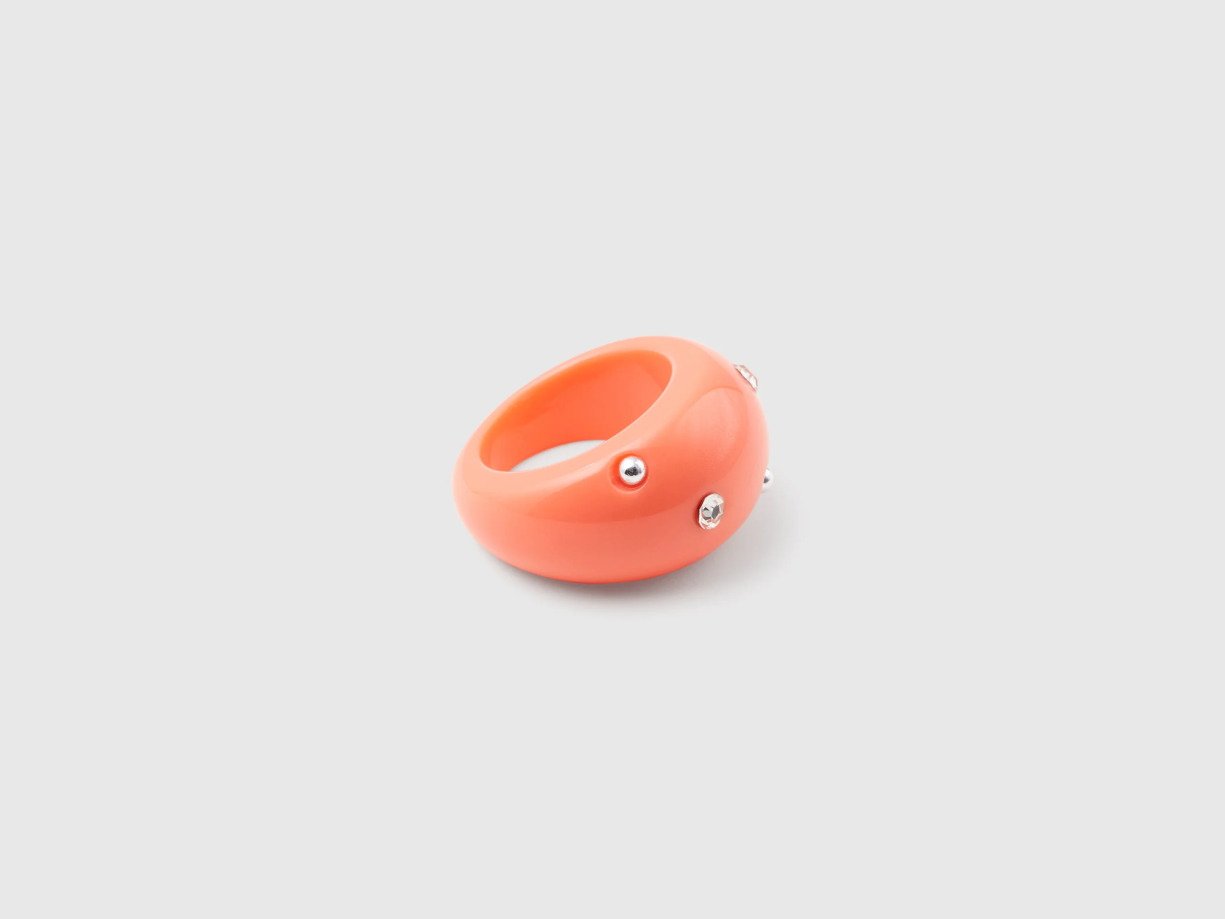 Anello con strass e borchie - Image 2