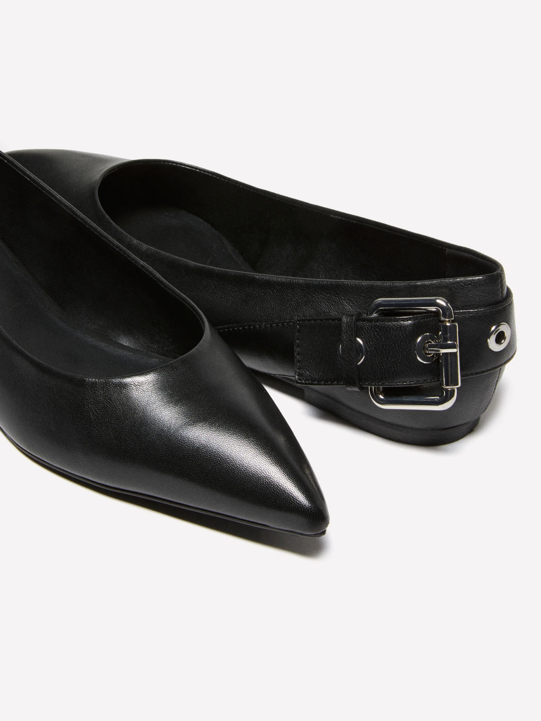 Ballerine in pelle con fibbia - Image 3