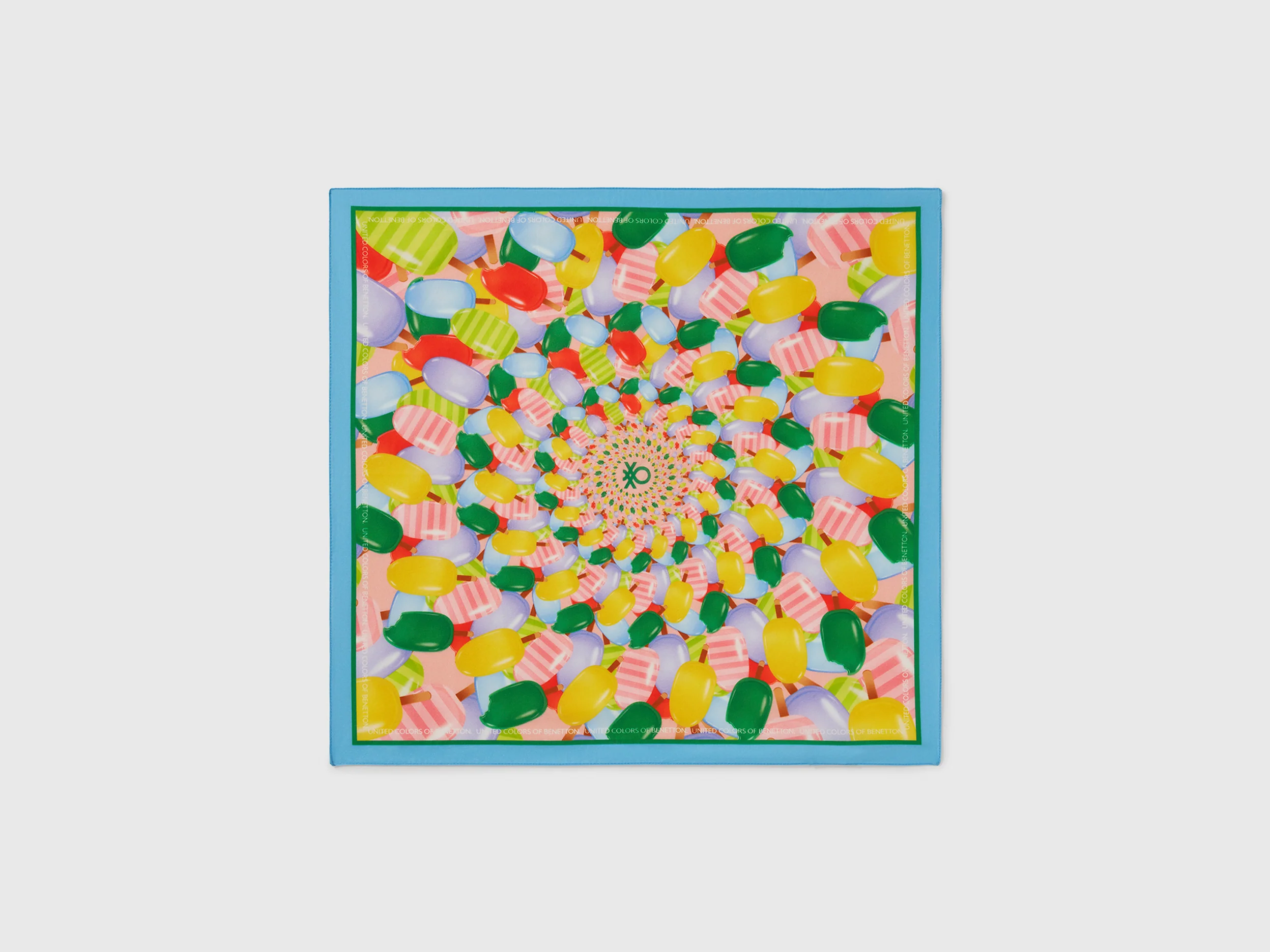 Bandana con pattern gelati
