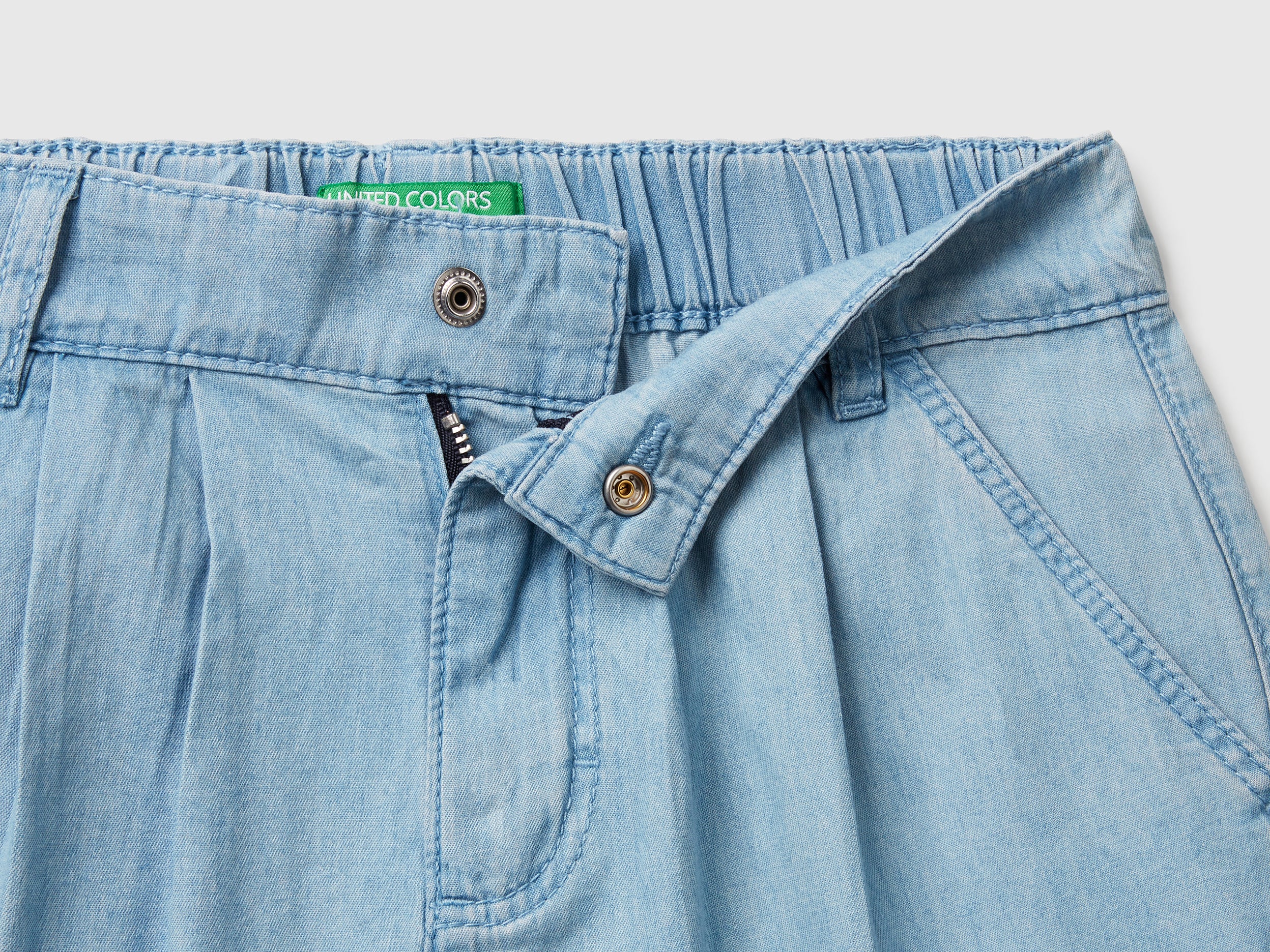 Bermuda in chambray - Image 3