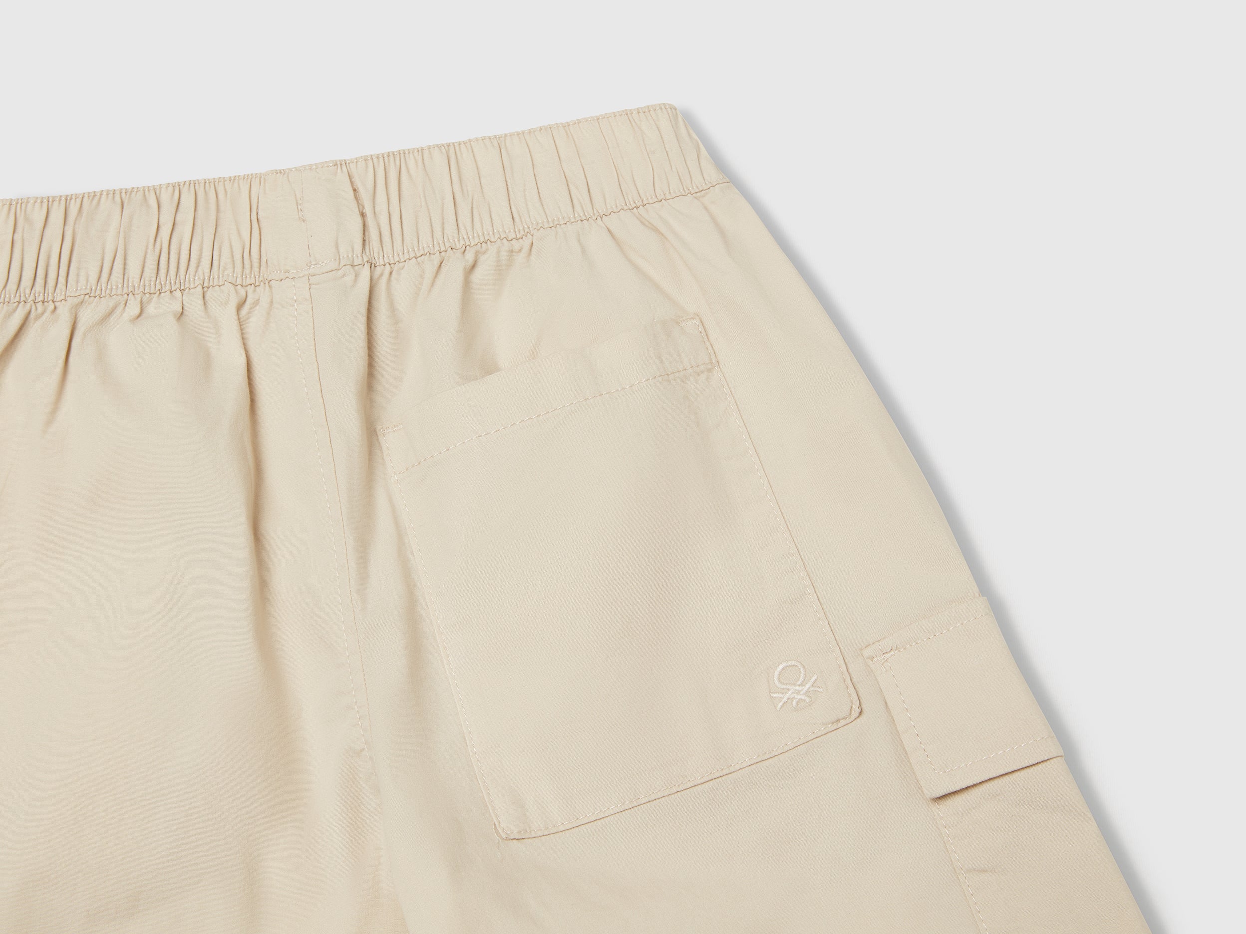 Bermuda parachute in cotone stretch - Image 3