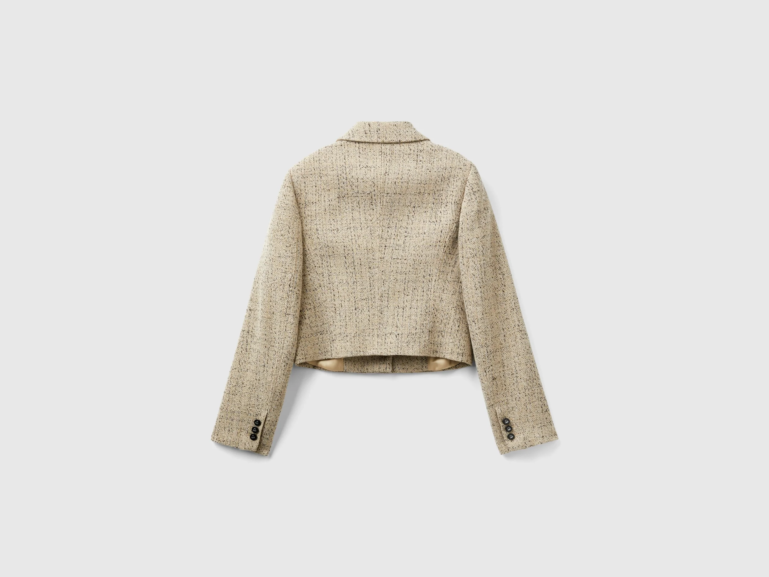 Blazer cropped in tweed - Image 2