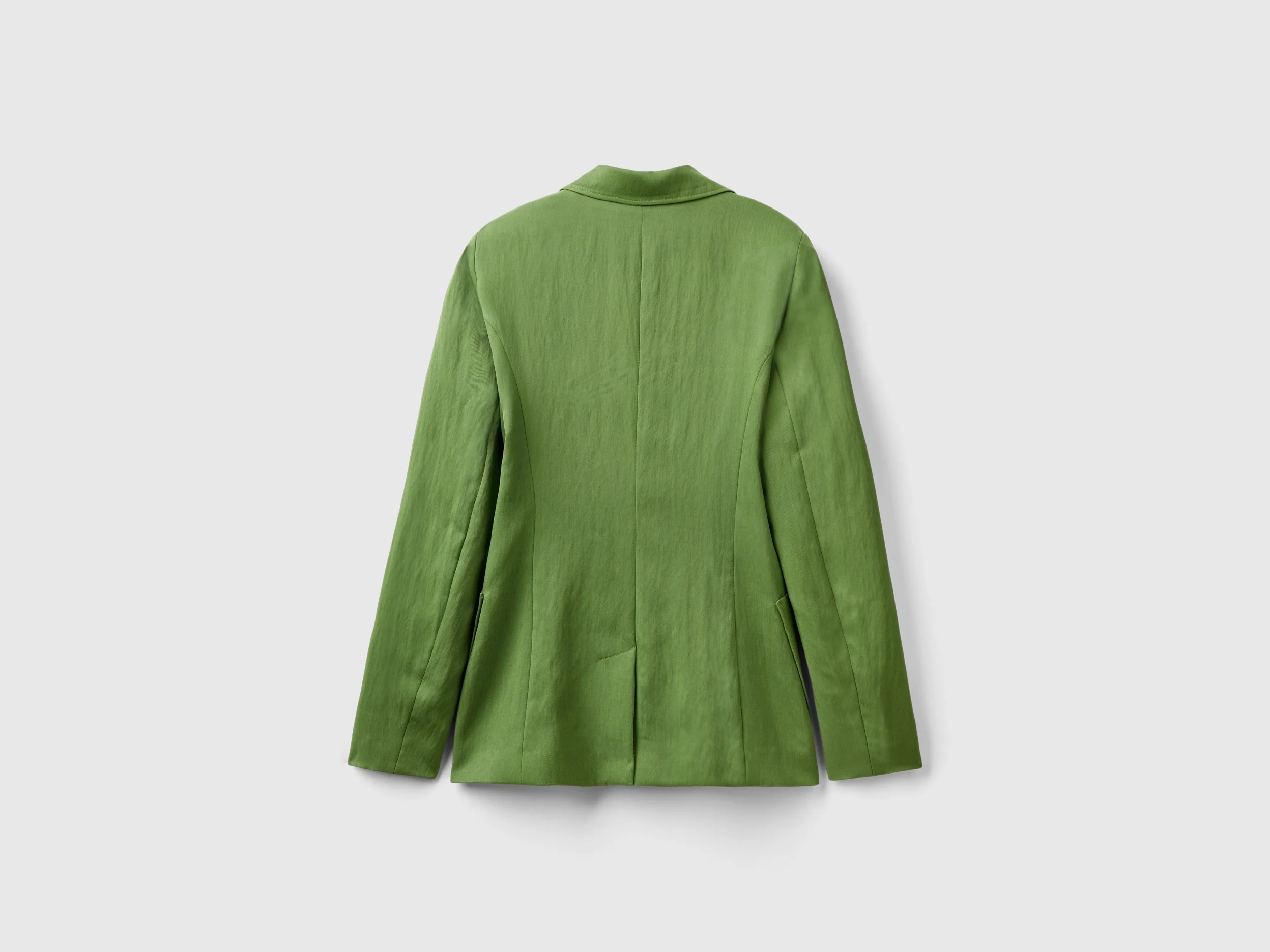 Blazer doppiopetto in misto viscosa - Image 2