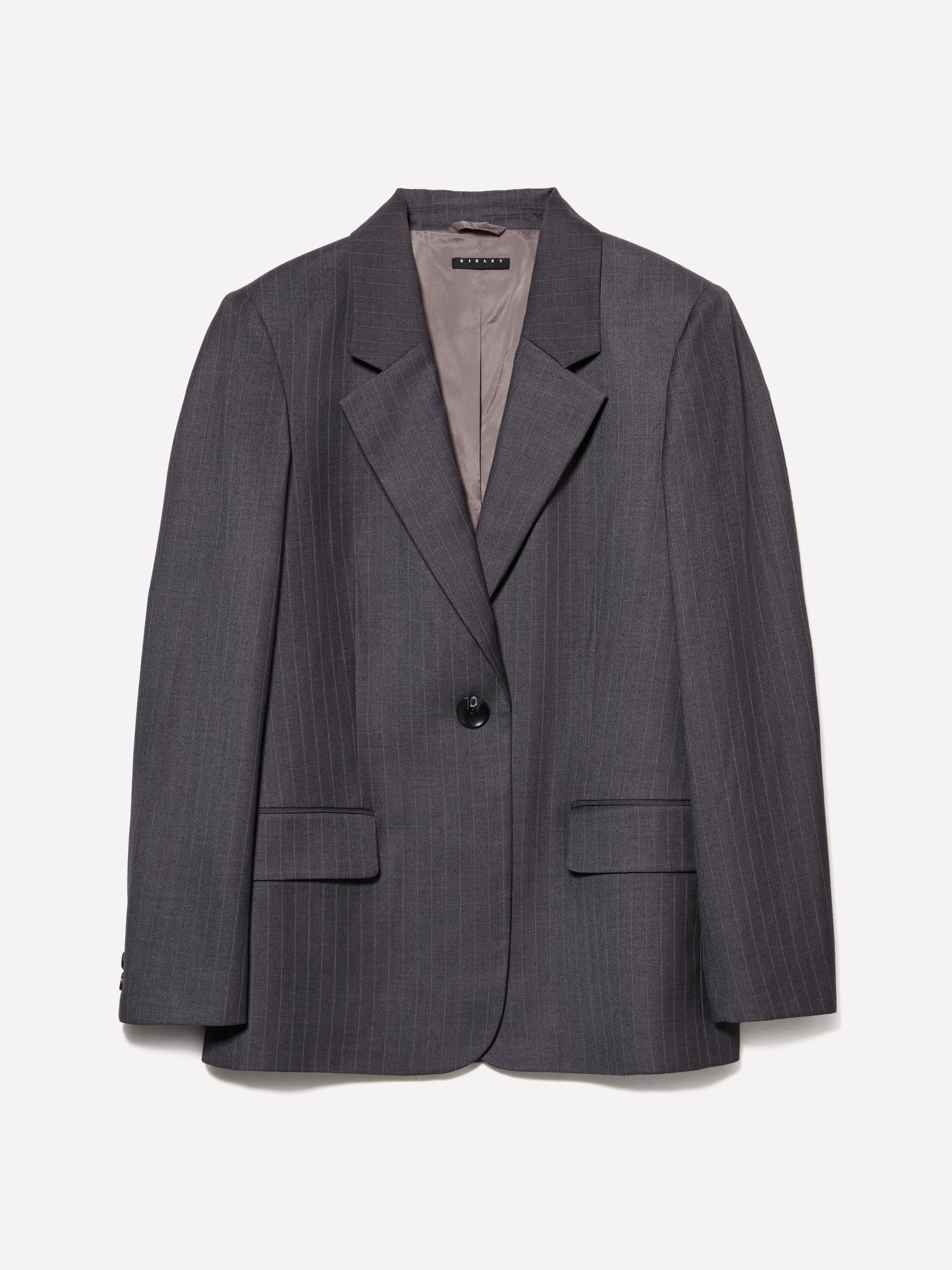 Blazer gessato chiaro