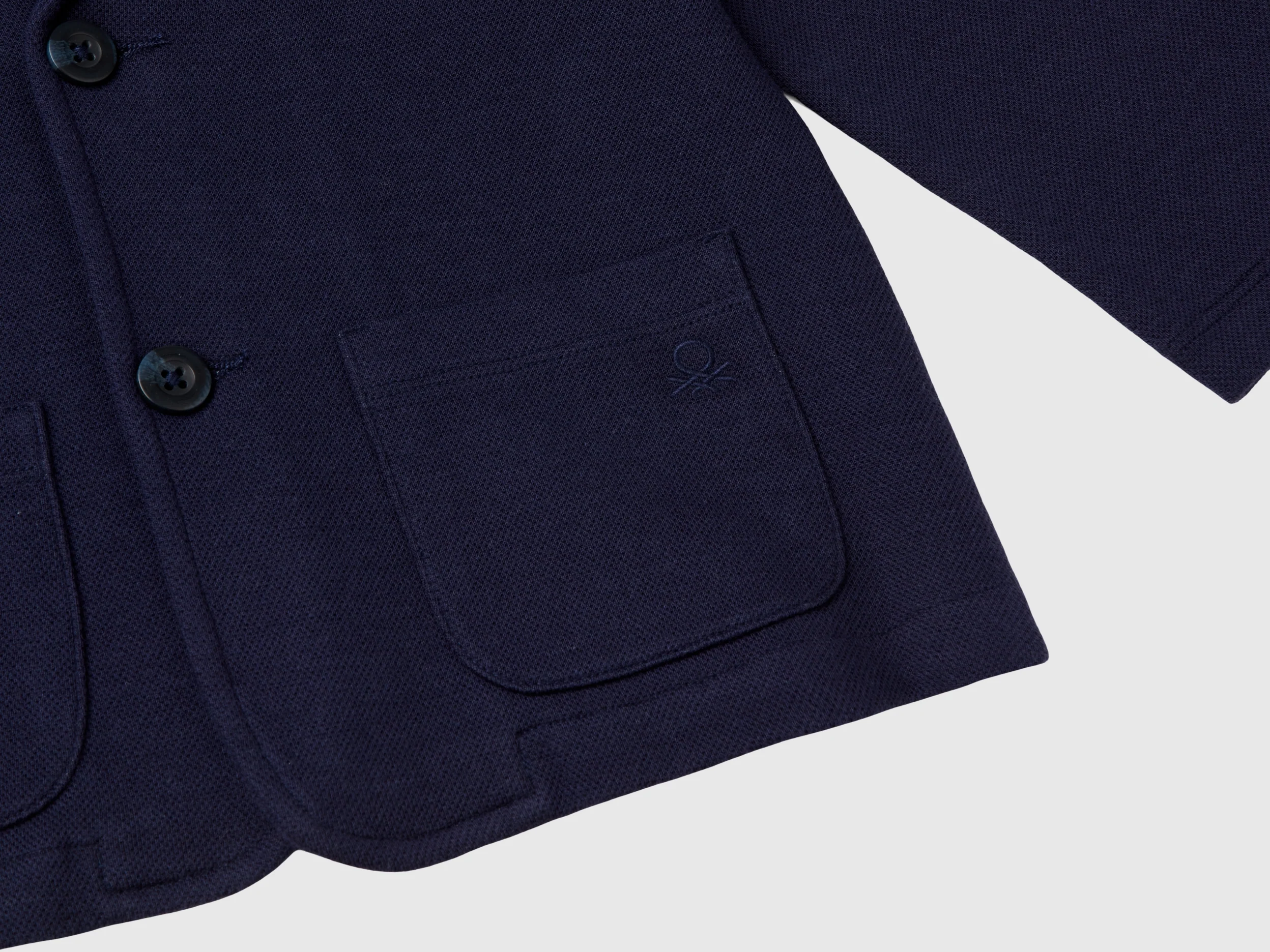 Blazer in felpa con tasche - Image 3