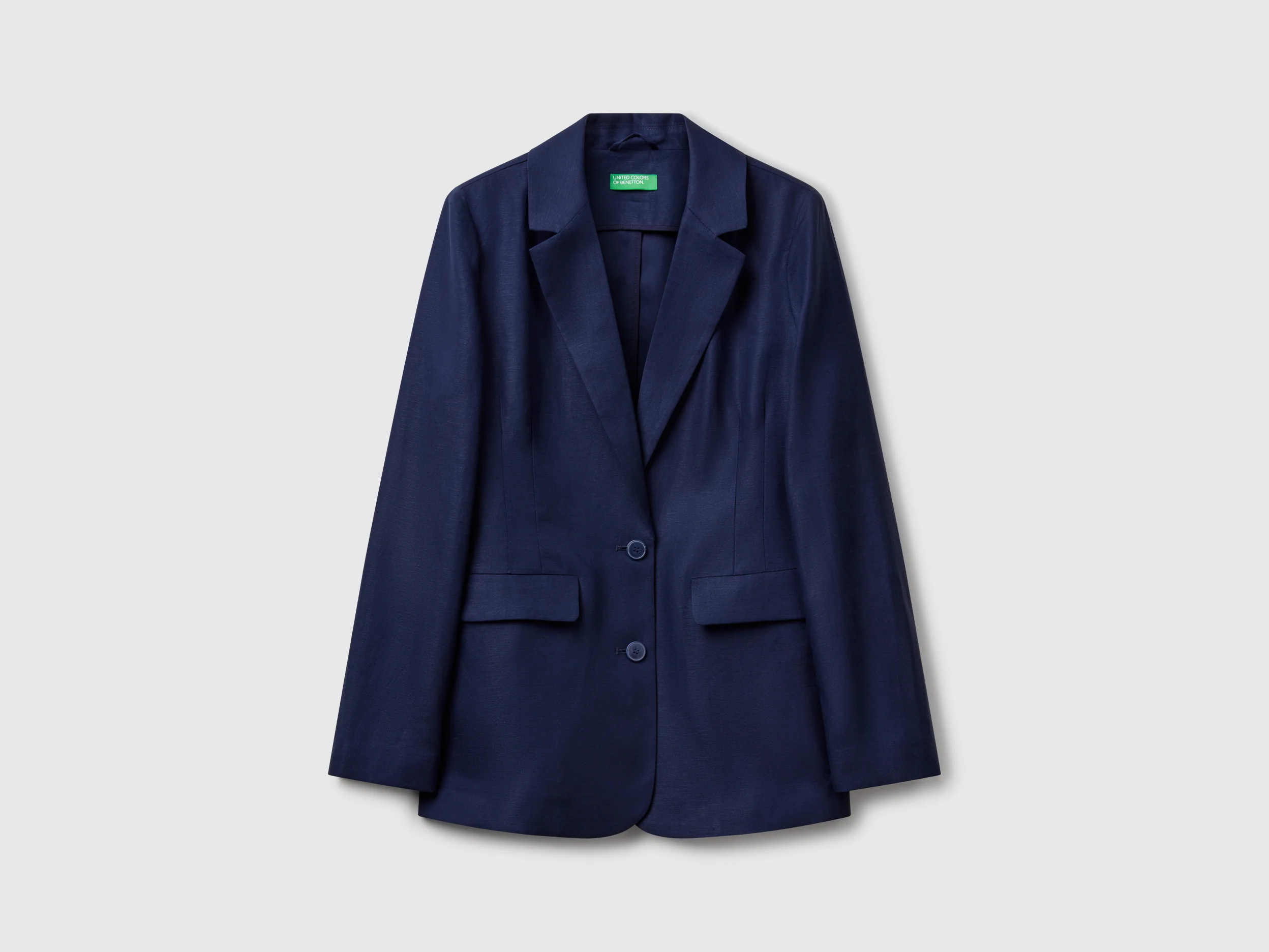 Blazer in misto lino