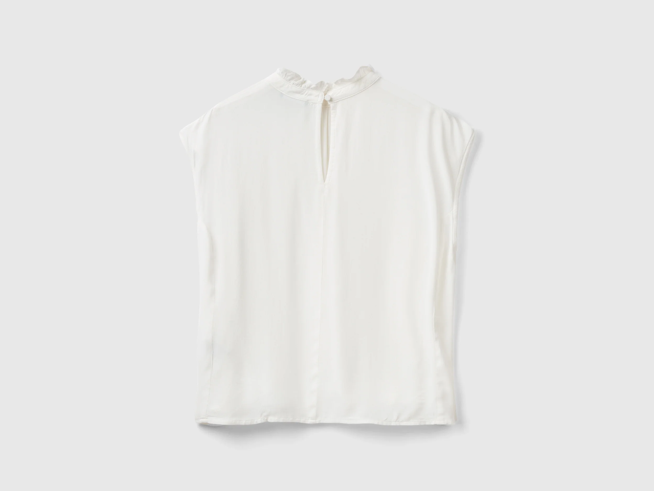 Blusa con rouches sul collo - Image 2