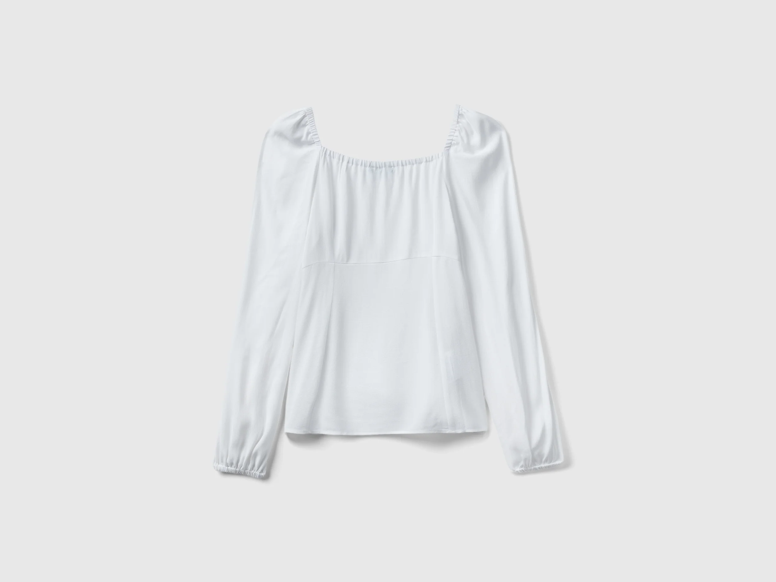 Blusa slim fit scollo quadrato - Image 2