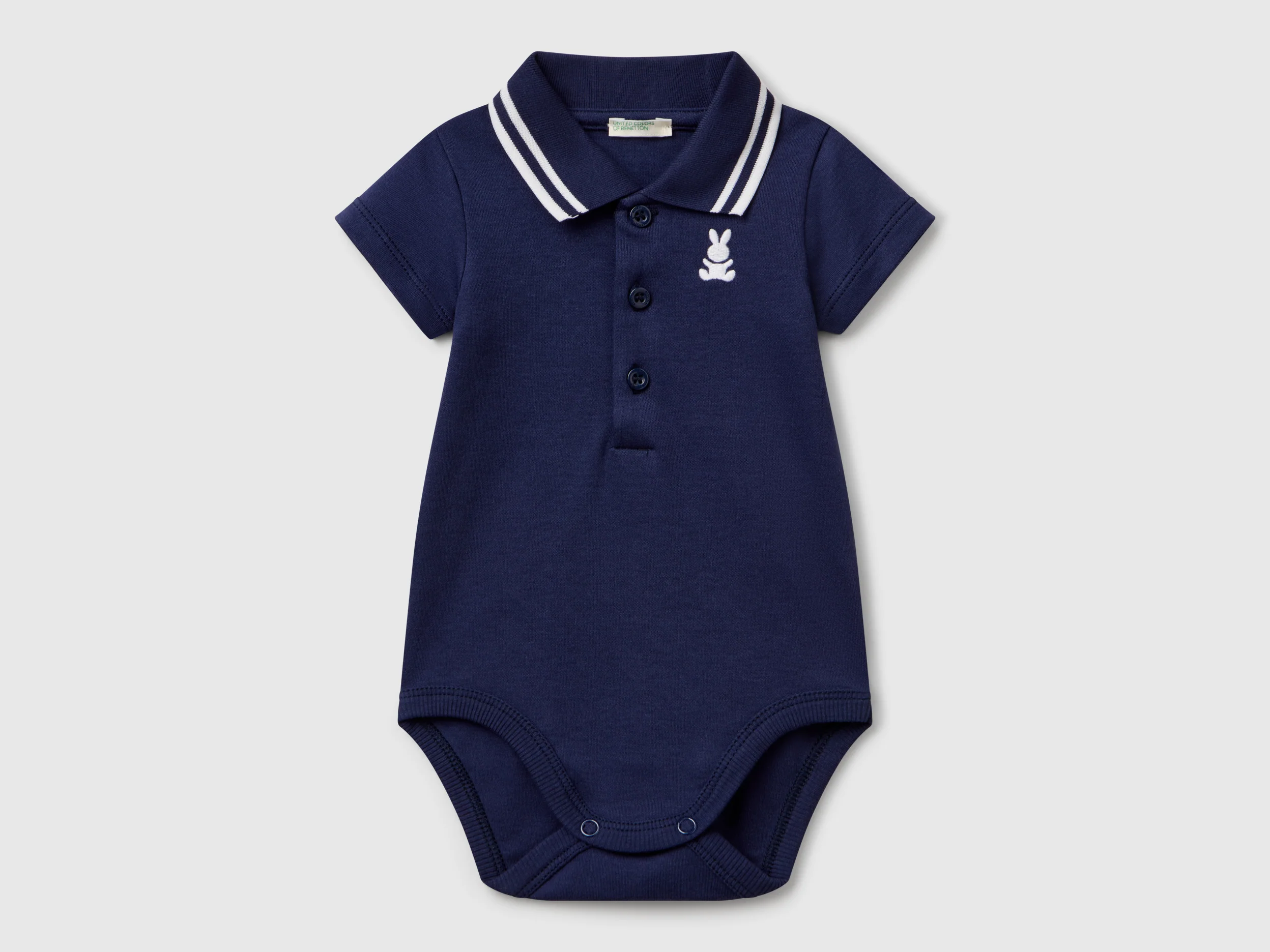 Body a polo in cotone