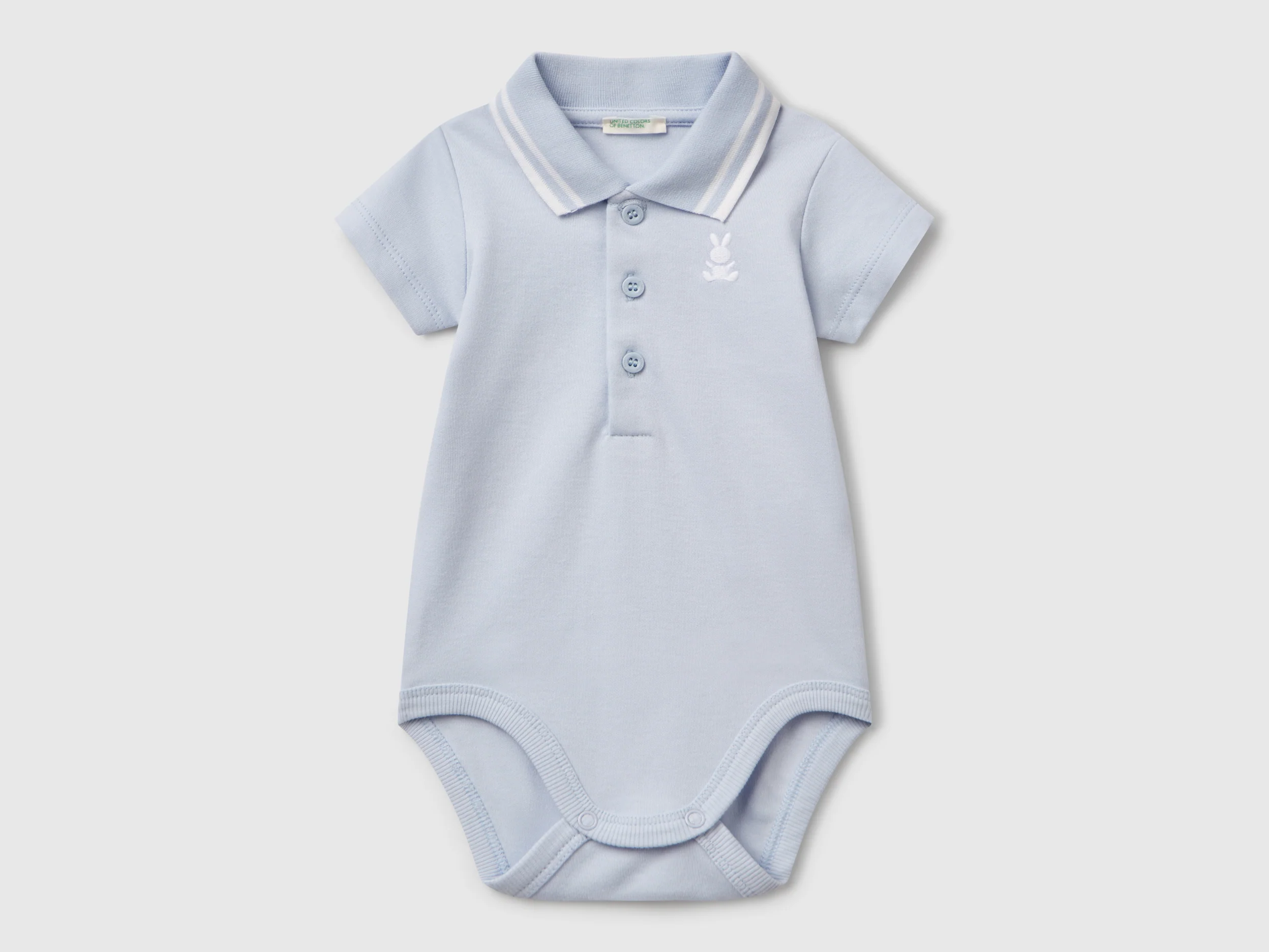 Body a polo in cotone