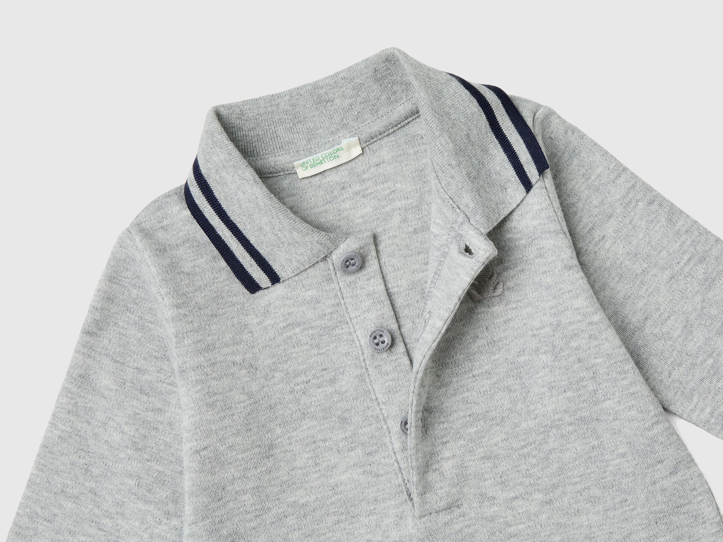 Body a polo in cotone bio - Image 3