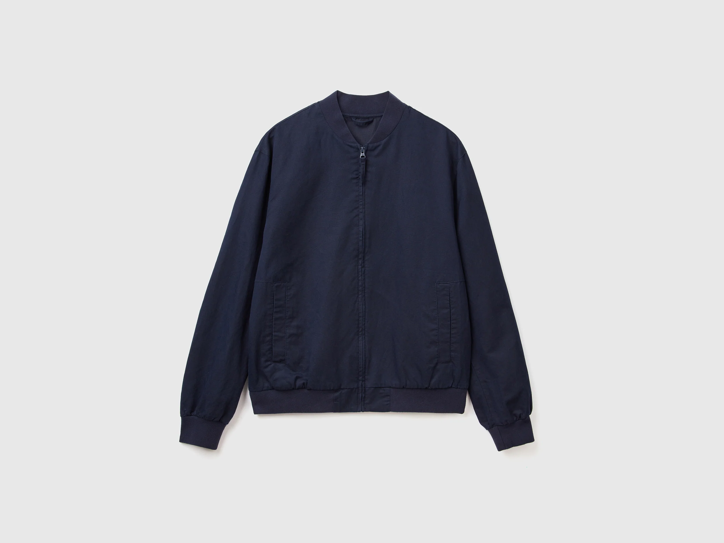 Bomber in misto lino