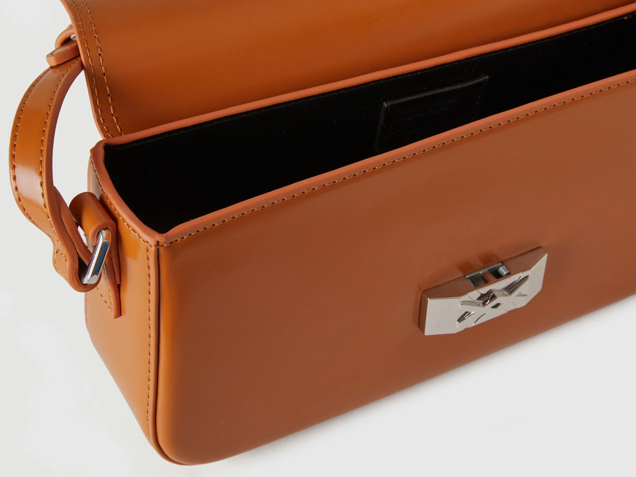 Borsa baguette effetto vernice - Image 3