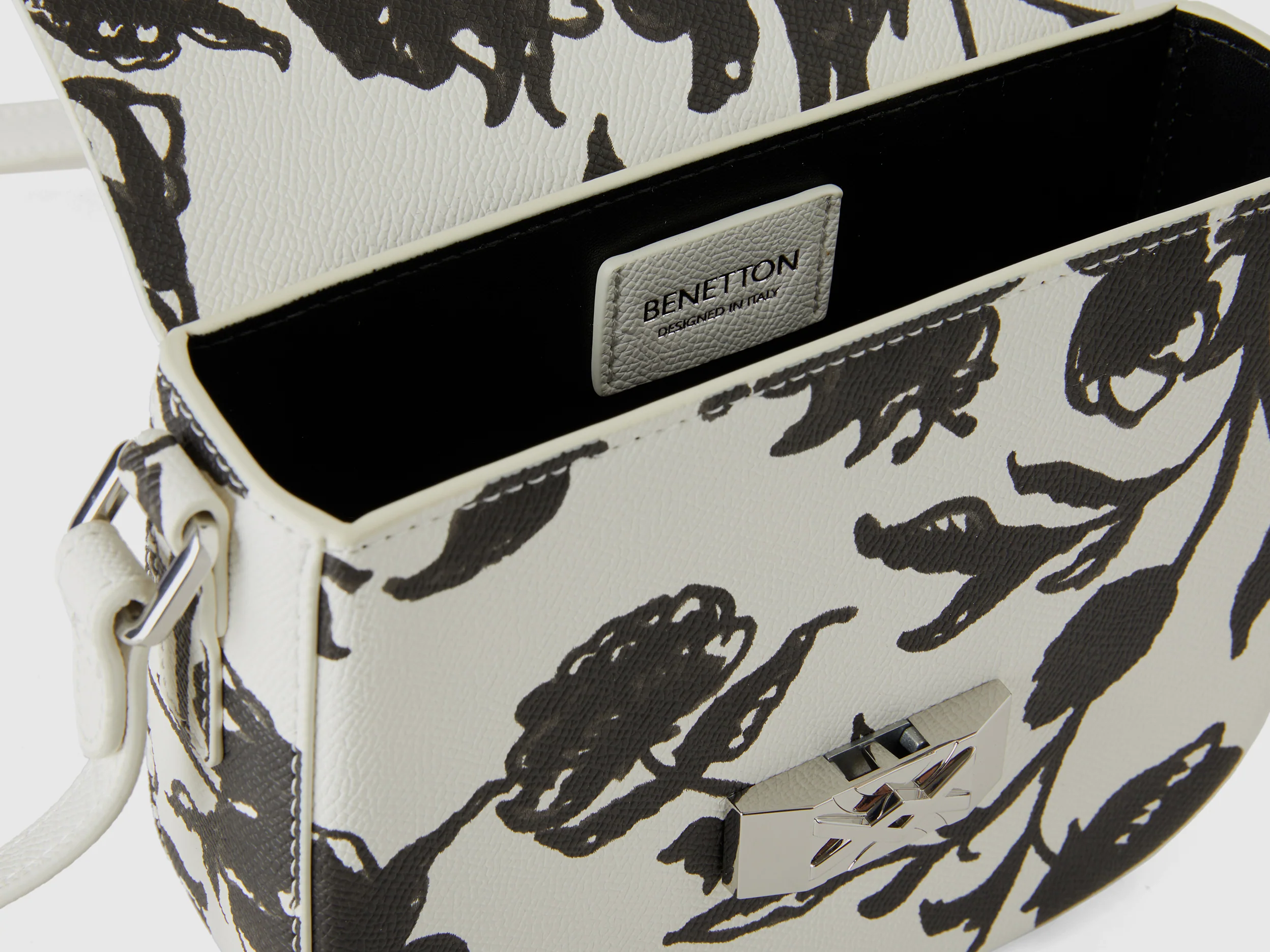 Borsa con stampa fiori - Image 3