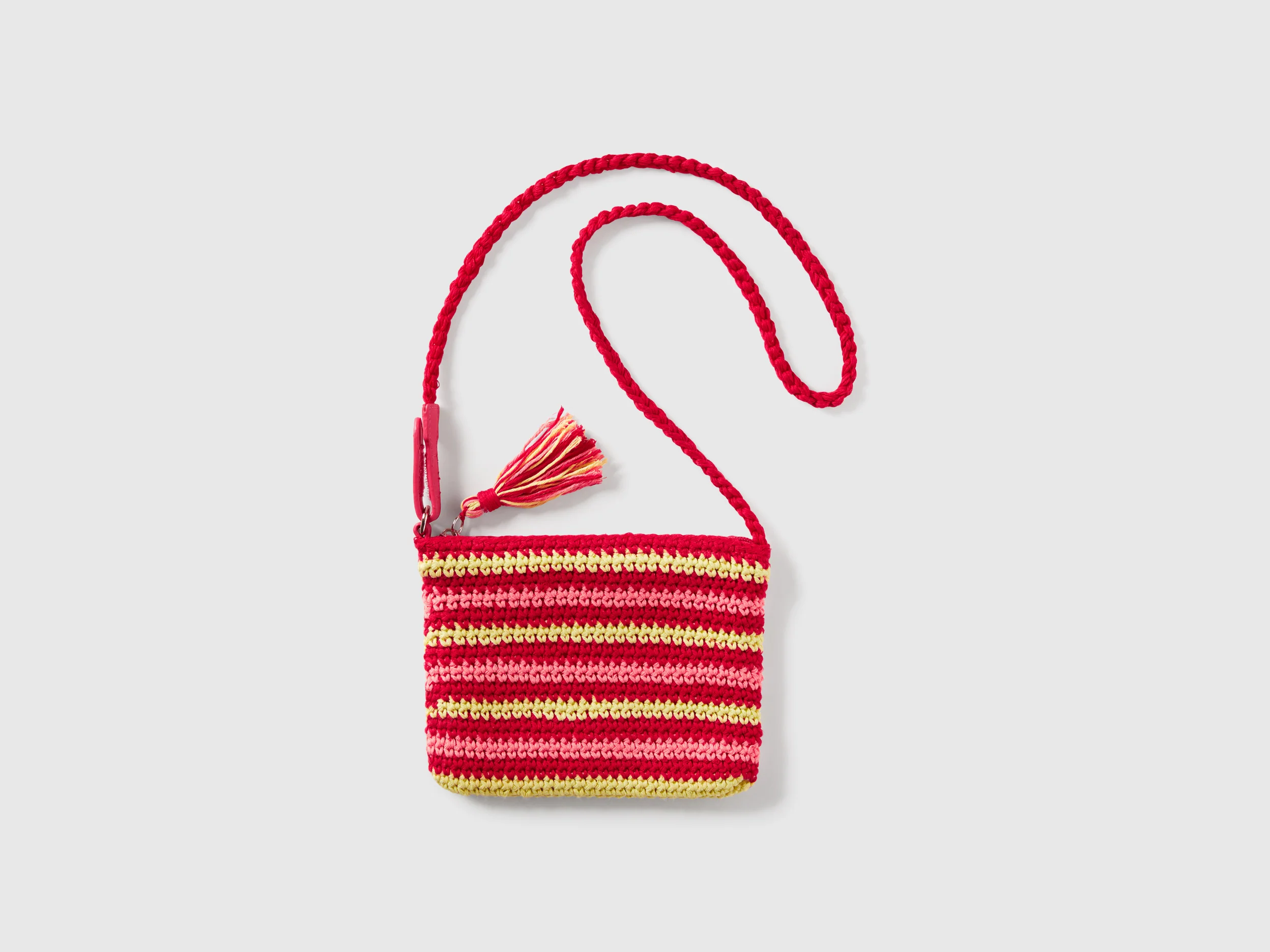 Borsa crochet con nappine