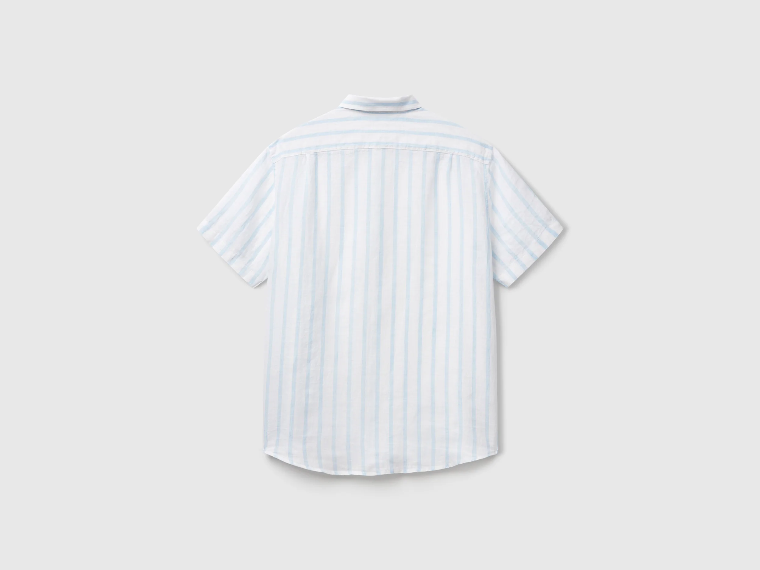 Camicia a manica corta in puro lino - Image 2