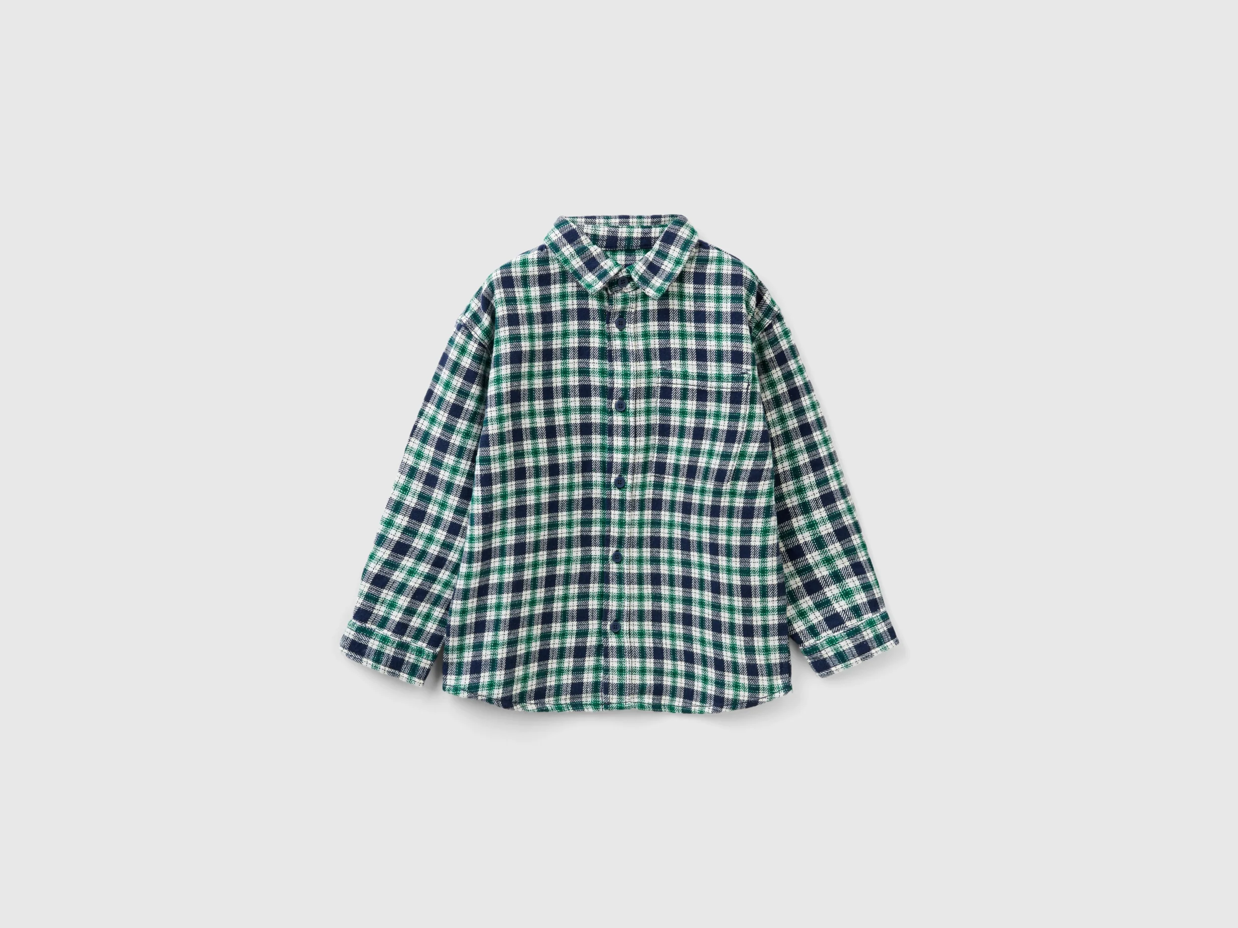 Camicia a quadri in flanella