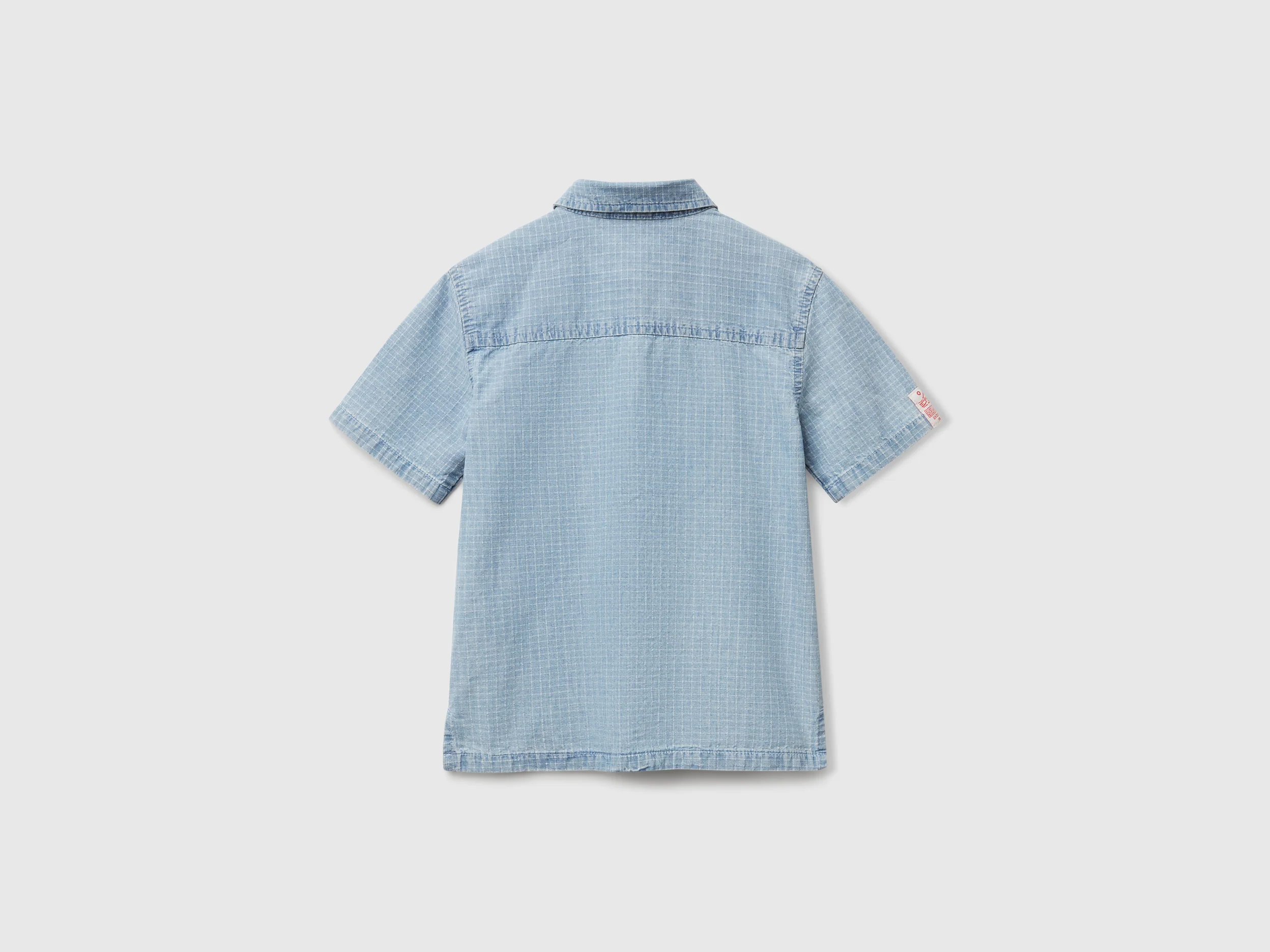 Camicia a quadri in puro cotone - Image 2