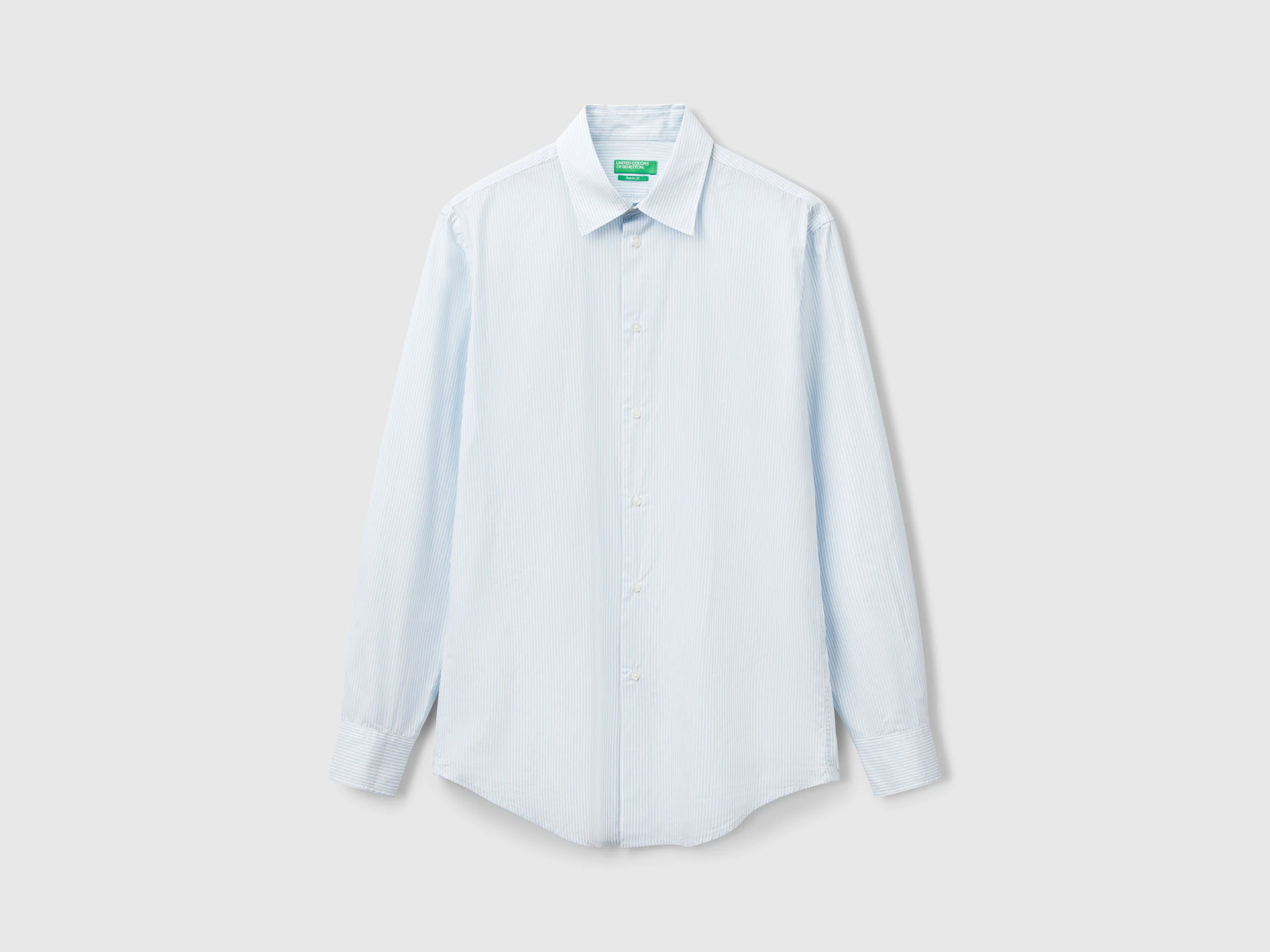 Camicia a righe in cotone