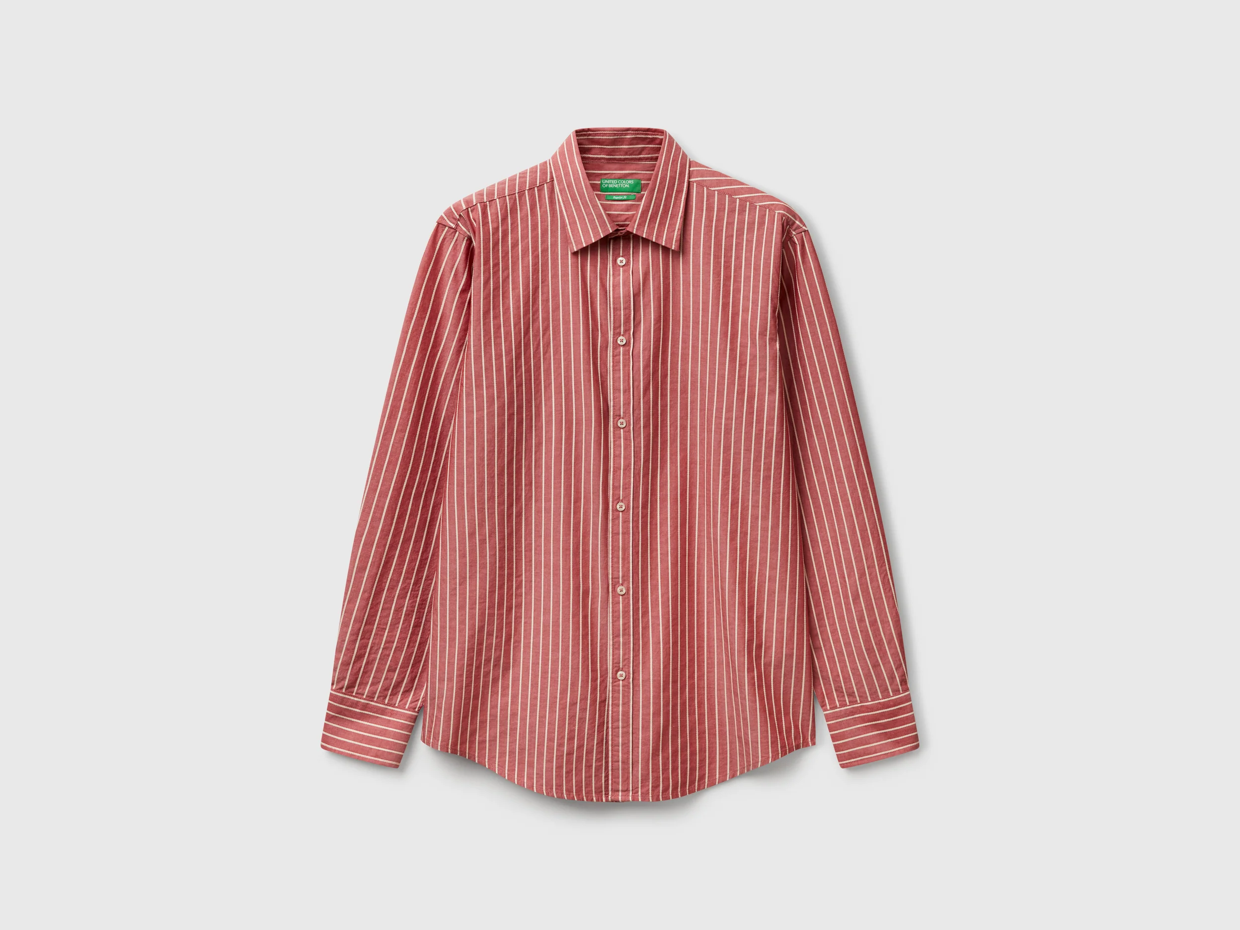 Camicia a righe regular fit