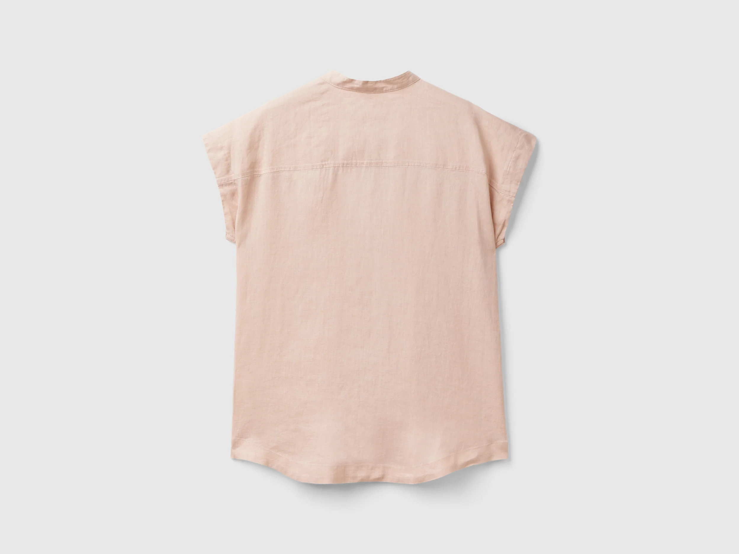 Camicia alla coreana in puro lino - Image 2