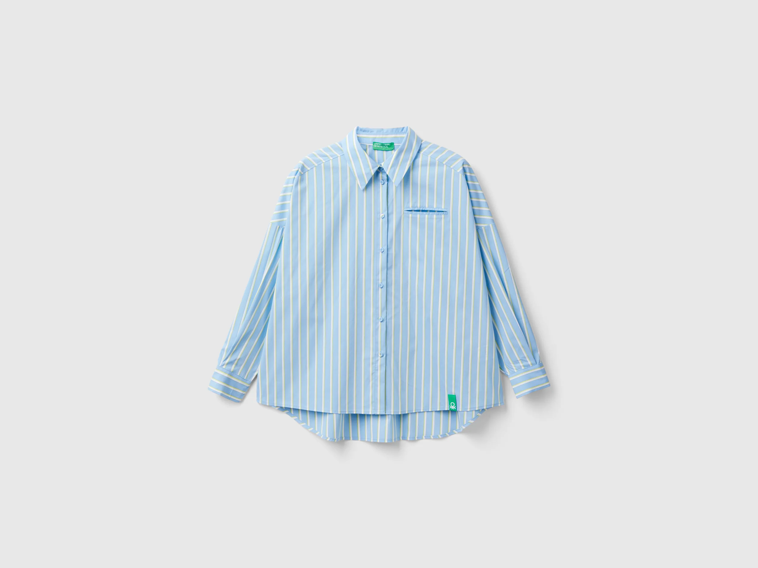Camicia ampia a righe