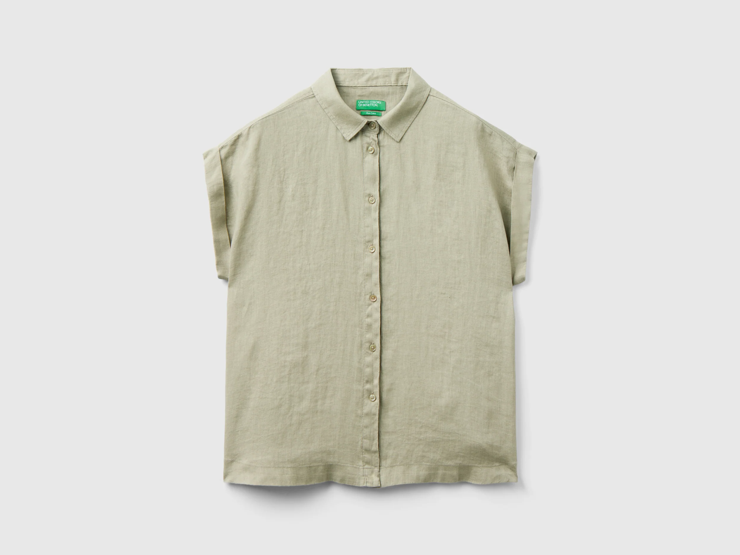 Camicia boxy fit in puro lino
