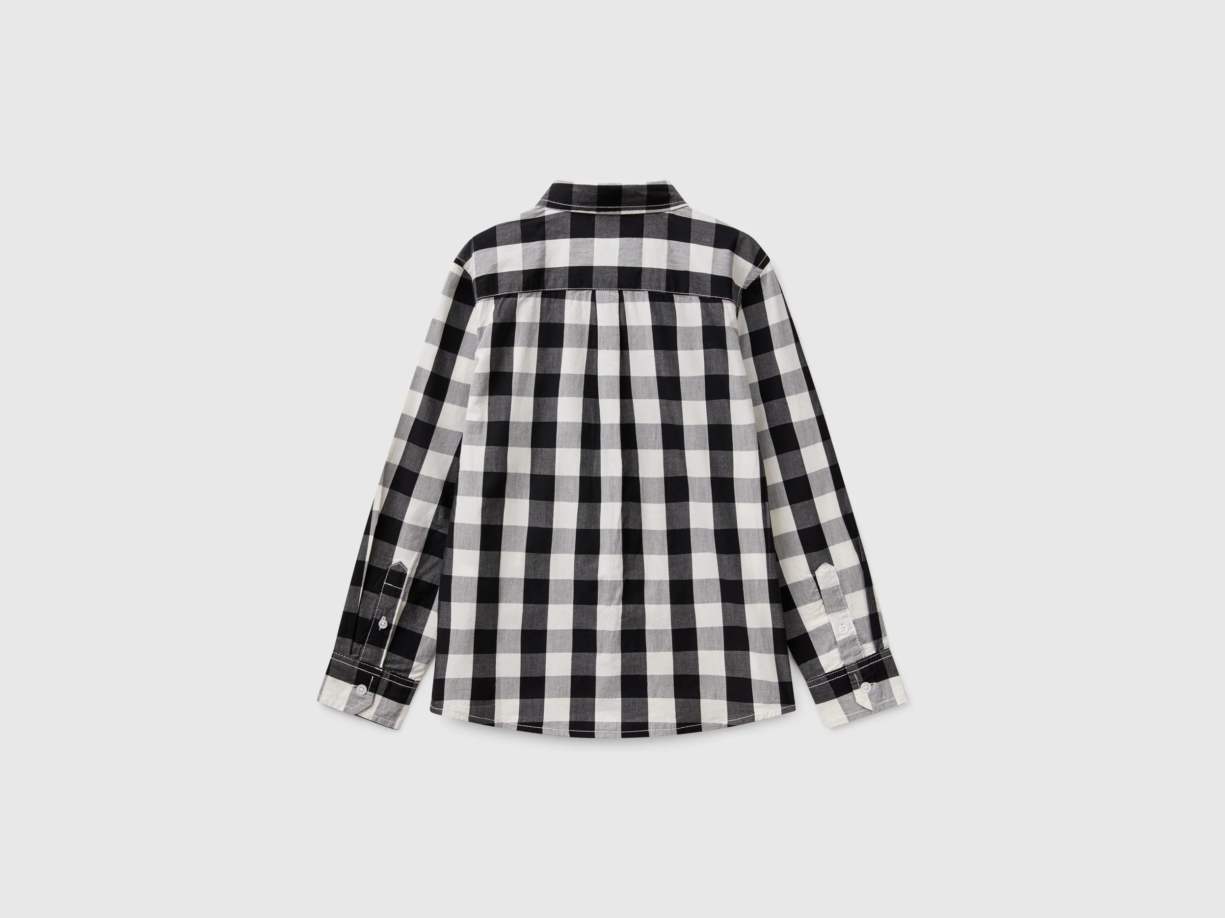 Camicia button down a quadri bicolor - Image 2