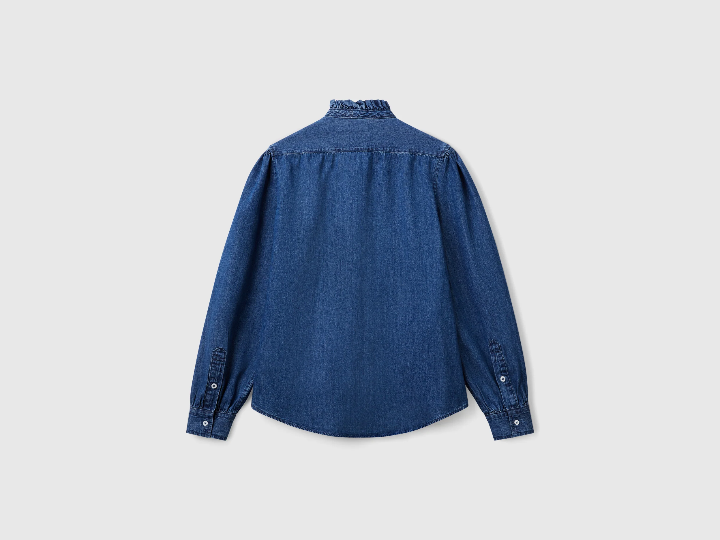 Camicia con colletto rouches - Image 2