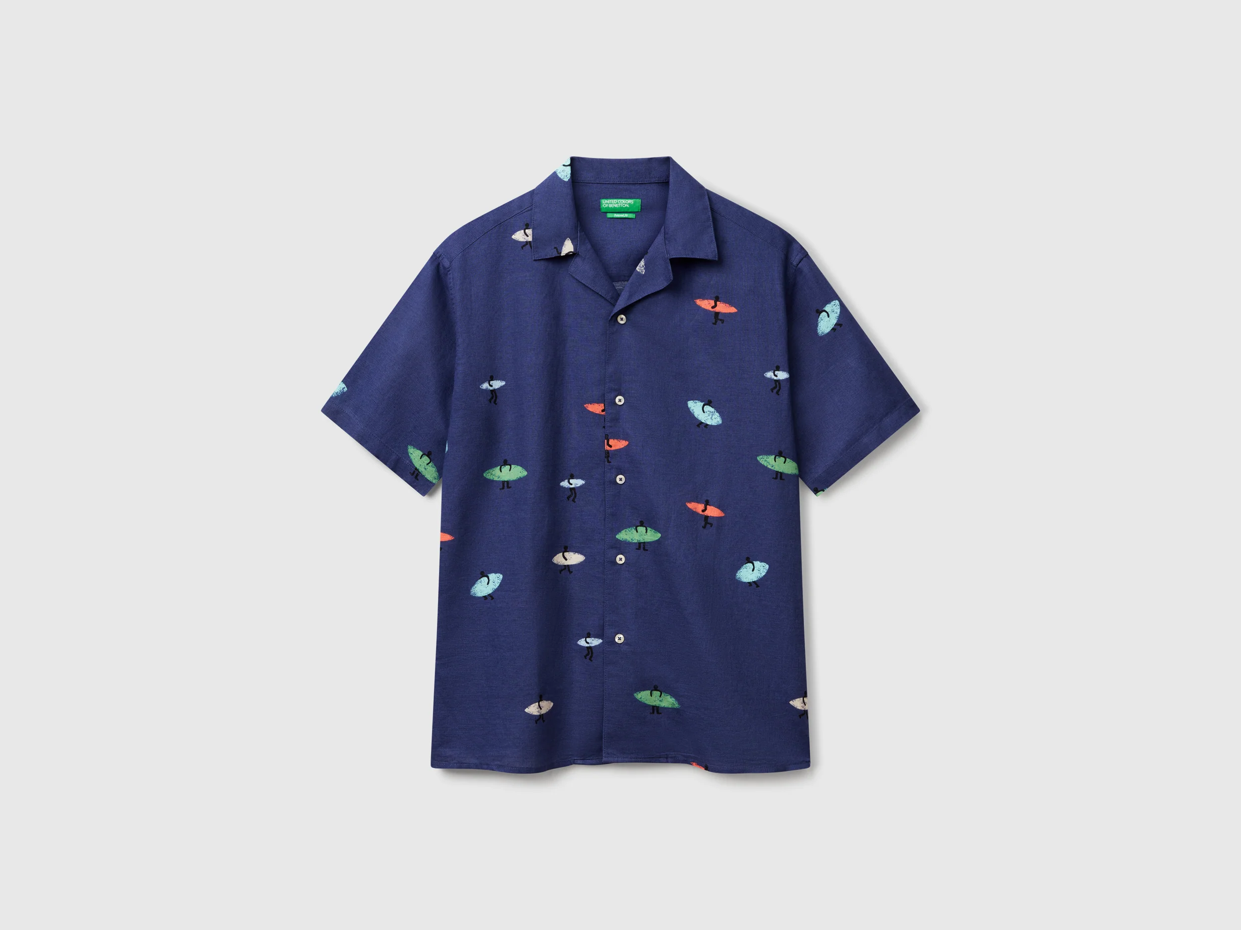 Camicia con stampa surf