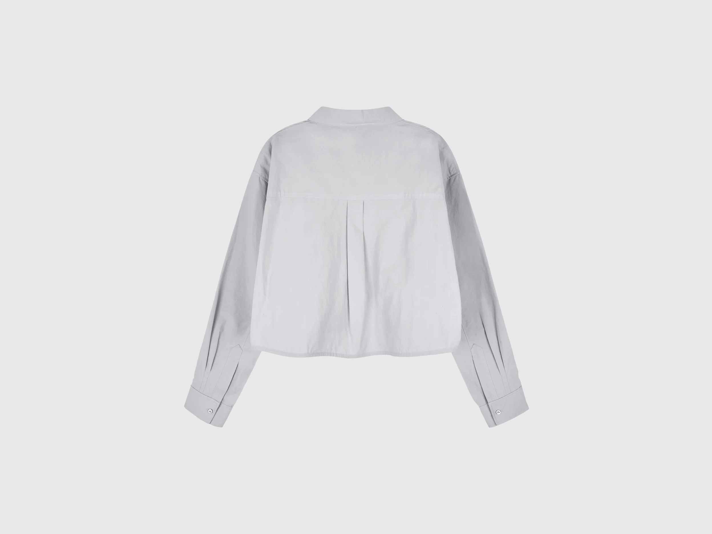 Camicia cropped a righe - Image 2