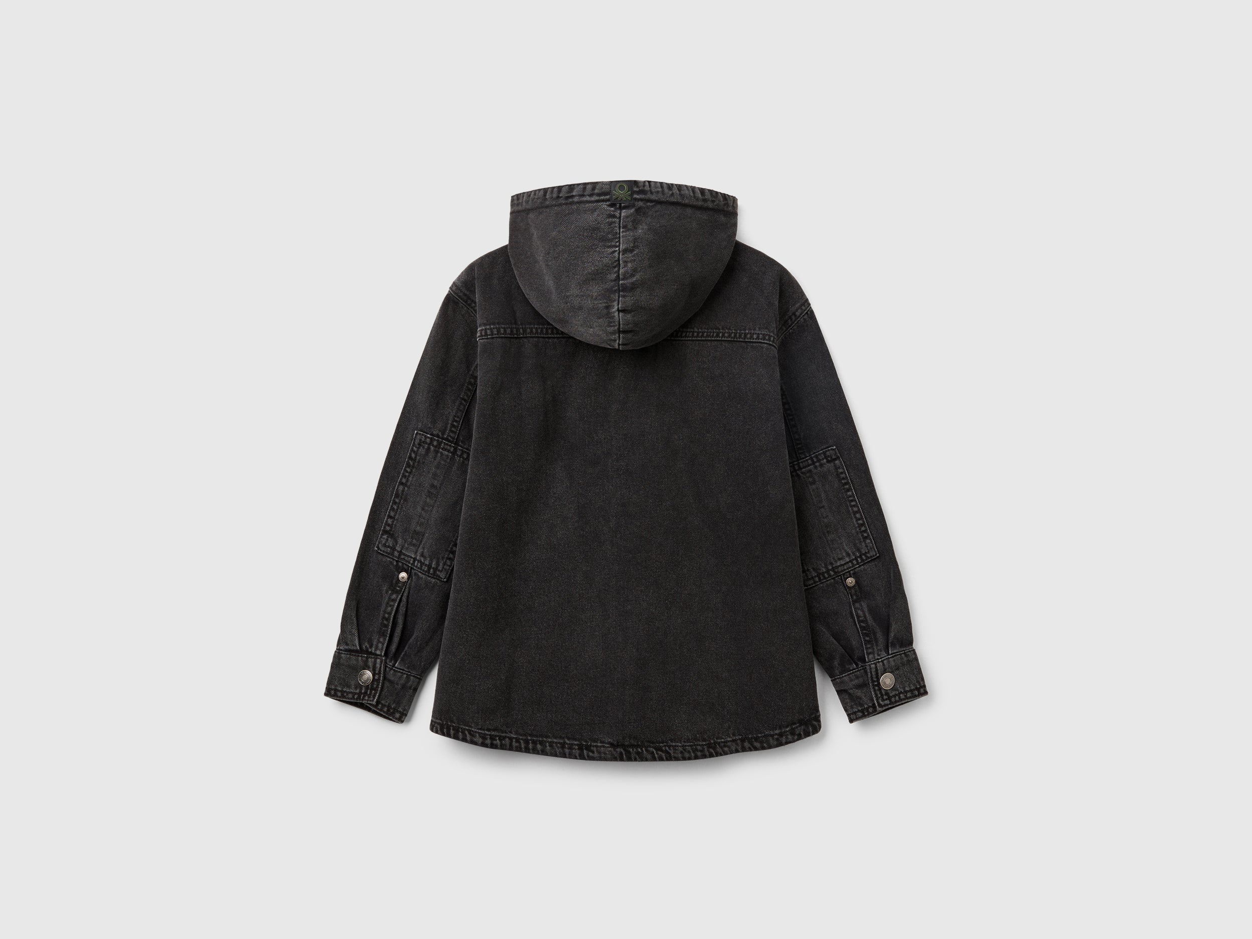 Camicia di jeans con cappuccio - Image 2