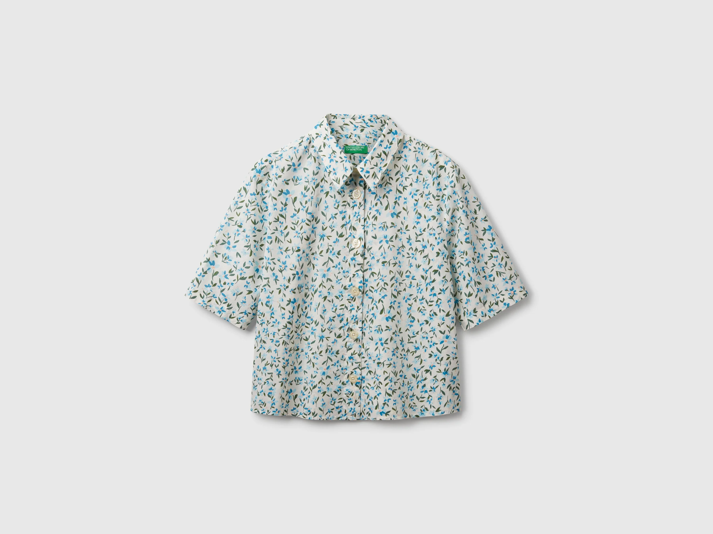 Camicia fantasia in cotone leggero