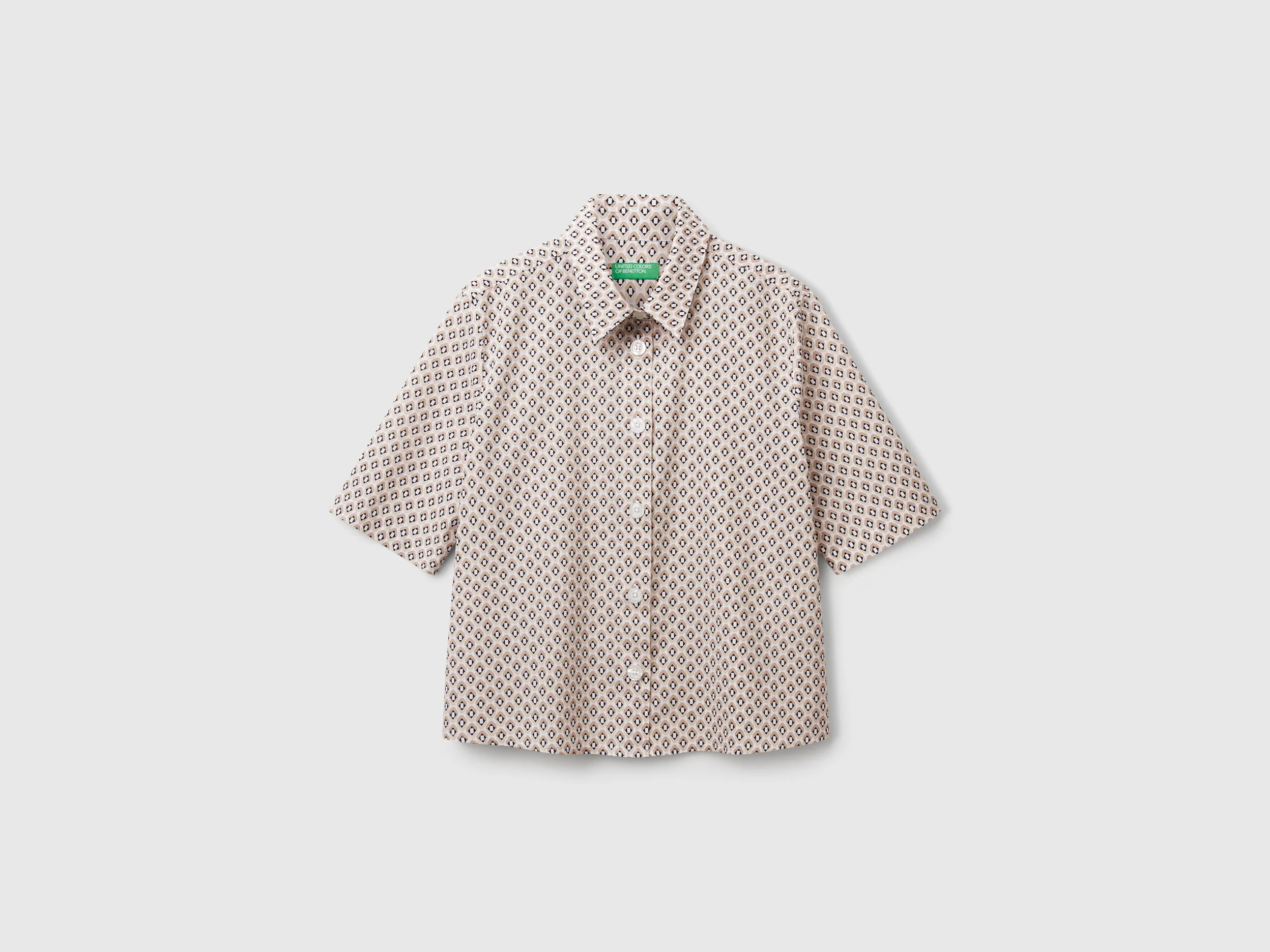 Camicia fantasia in cotone leggero
