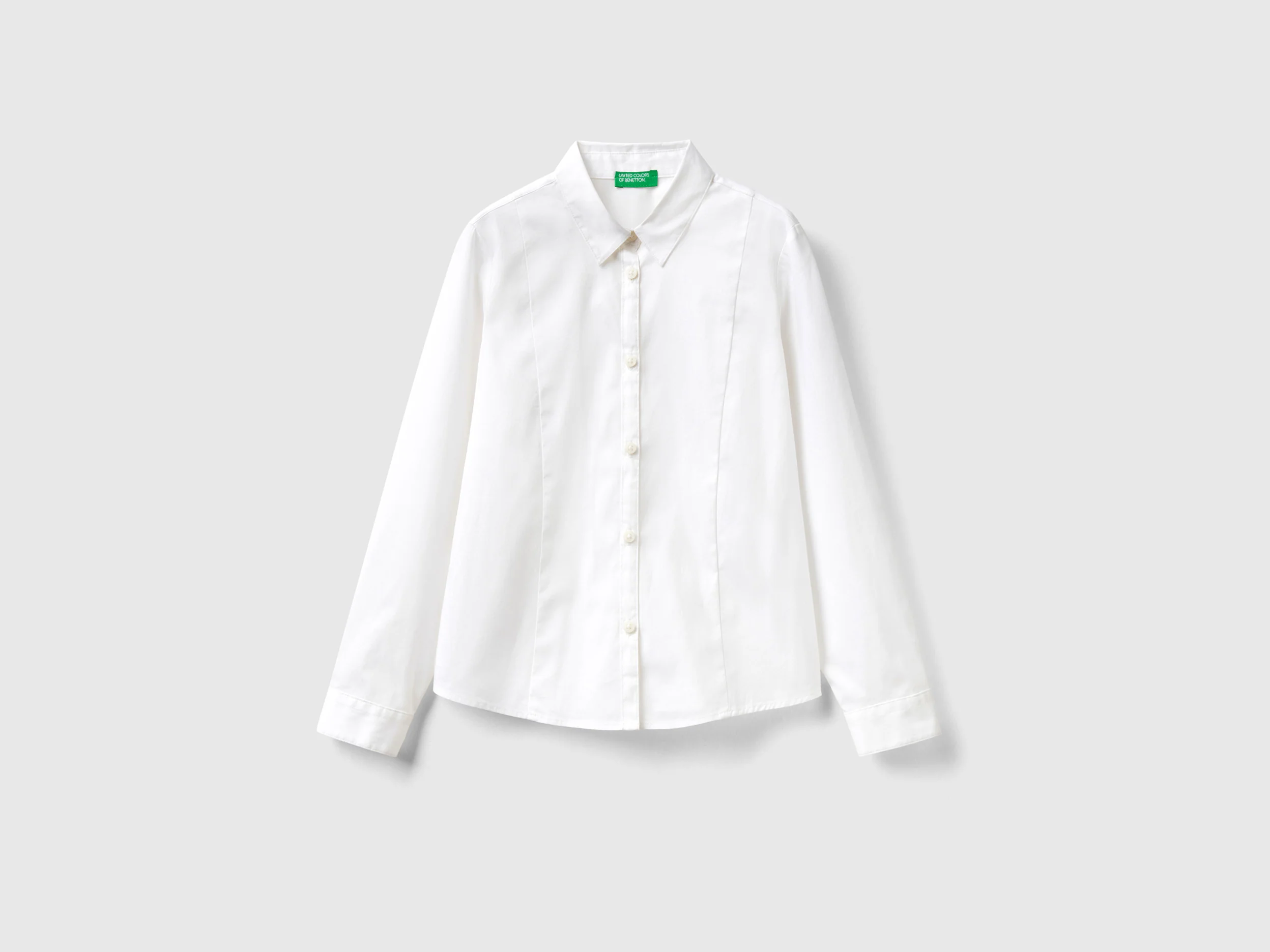 Camicia in misto cotone stretch