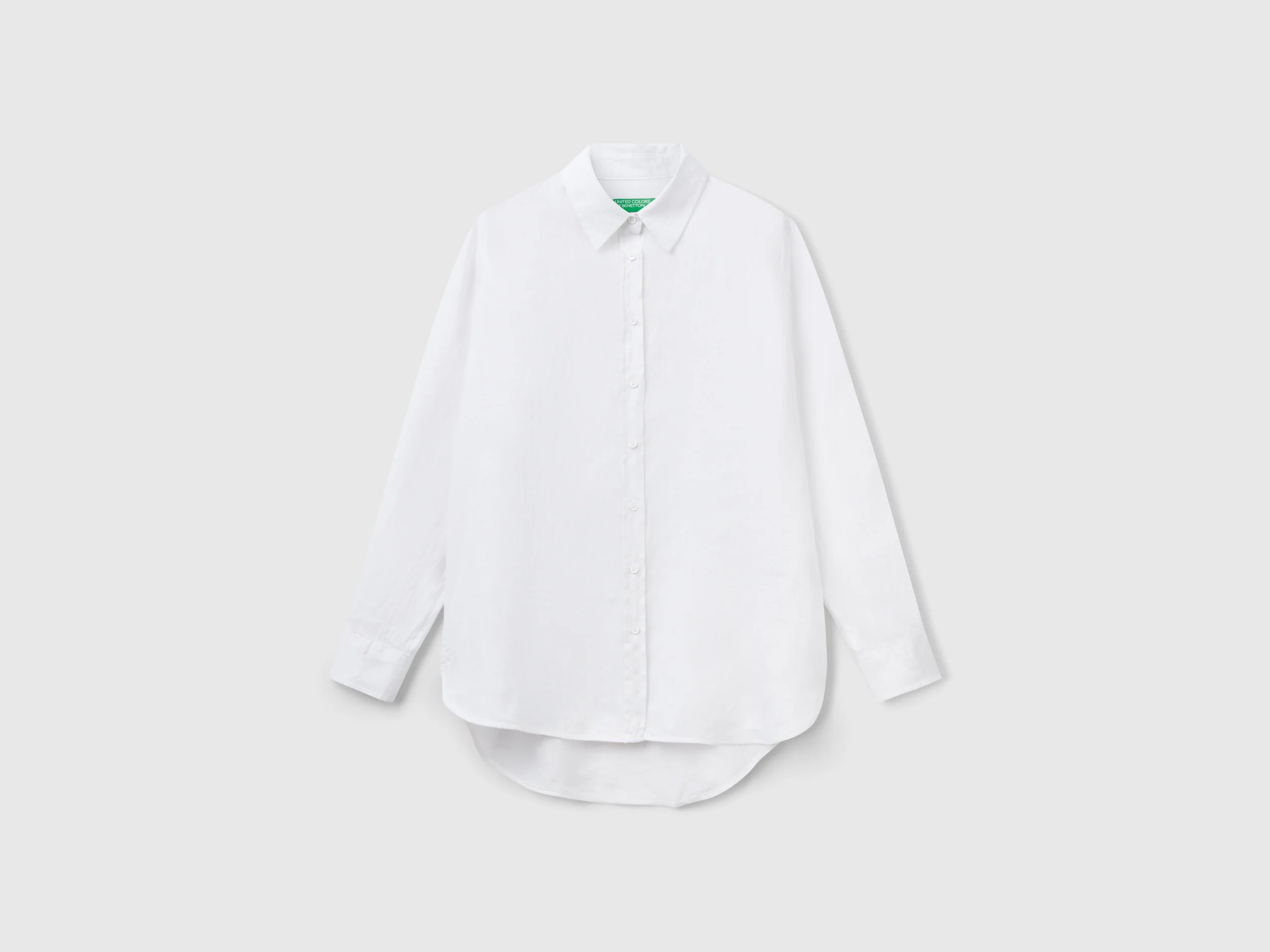Camicia lunga in puro lino