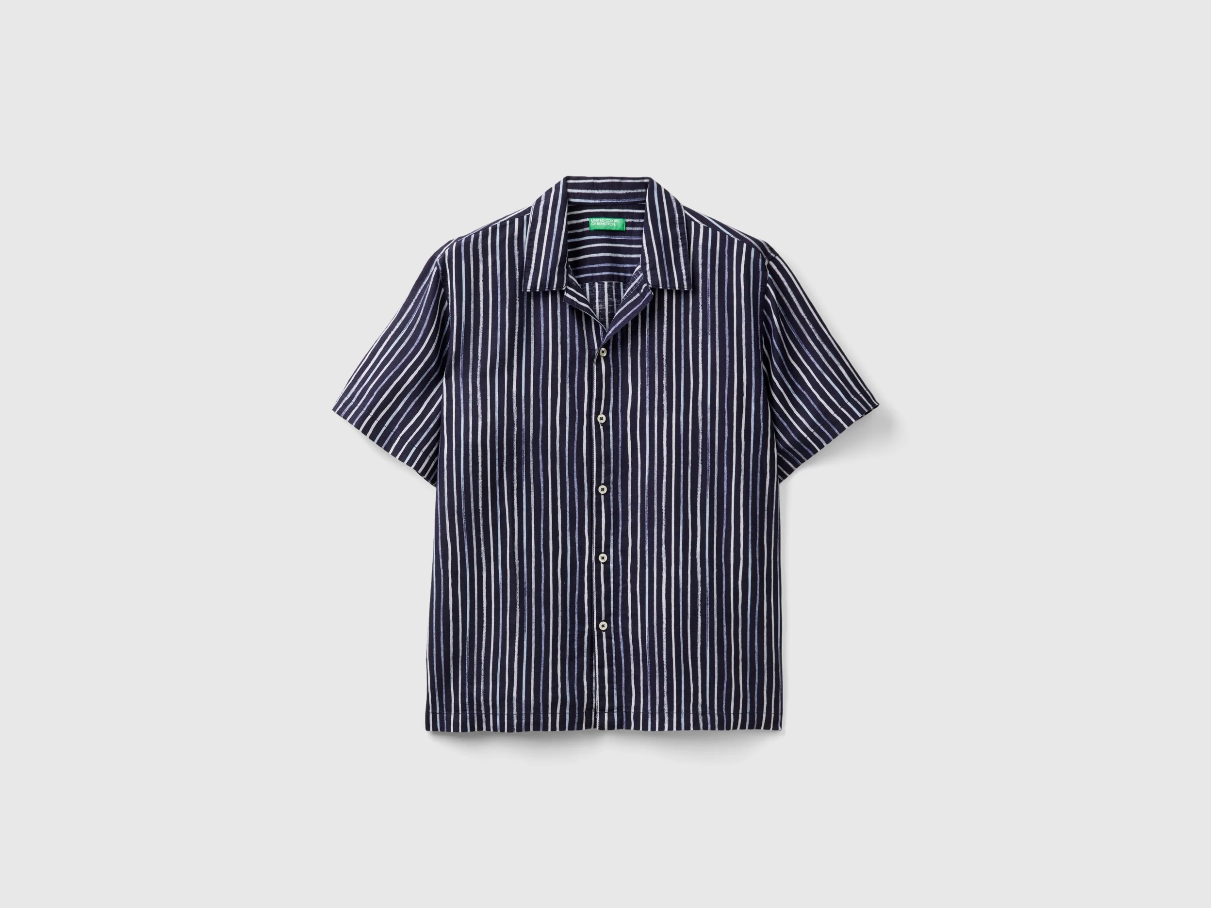 Camicia regular fit a righe