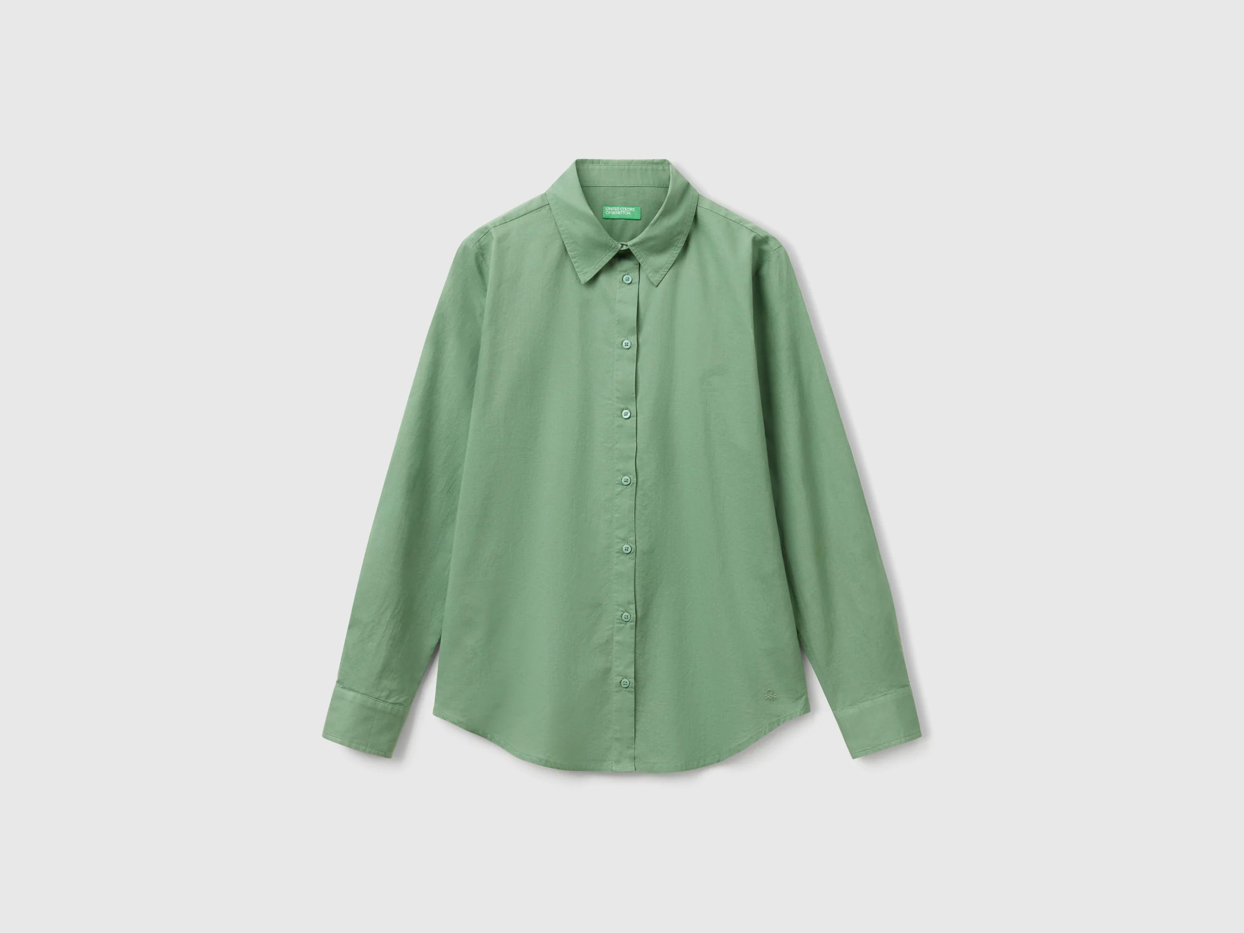 Camicia regular fit in cotone leggero