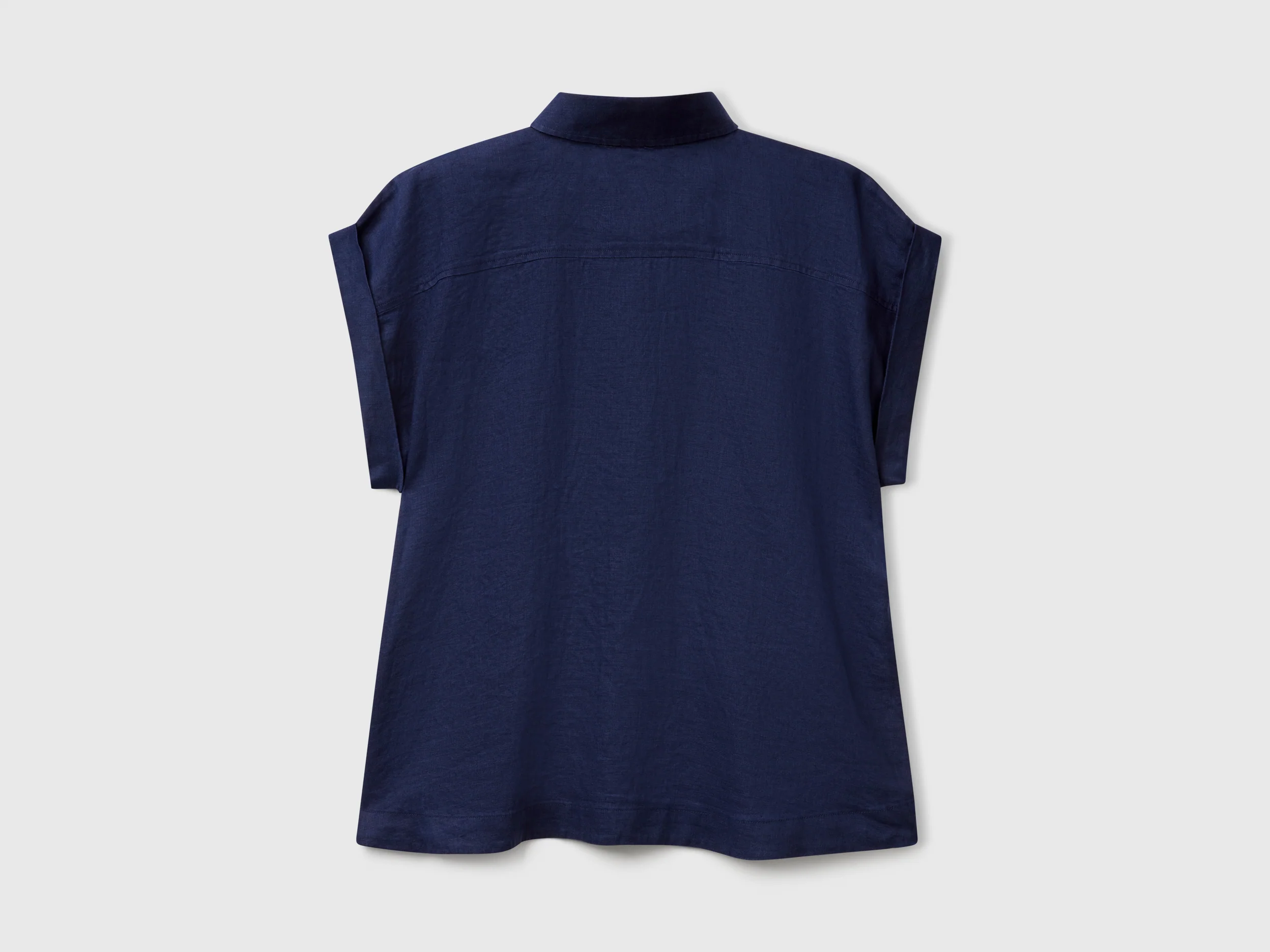 Camicia regular fit in puro lino - Image 2