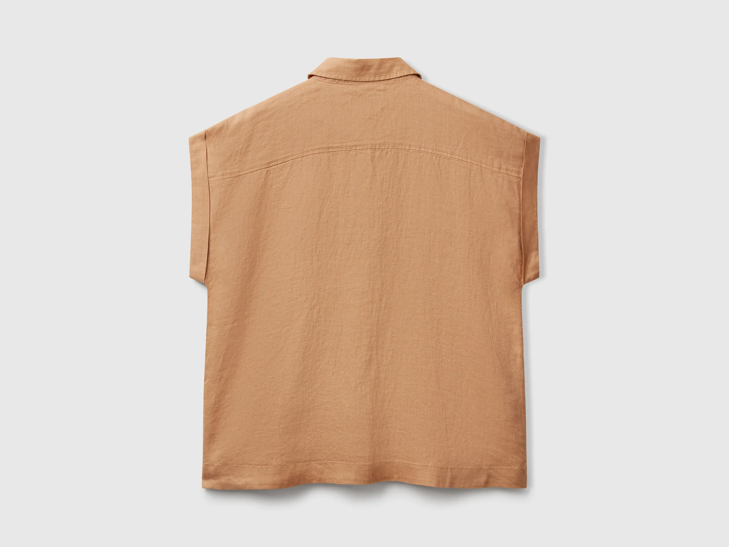 Camicia regular fit in puro lino - Image 2