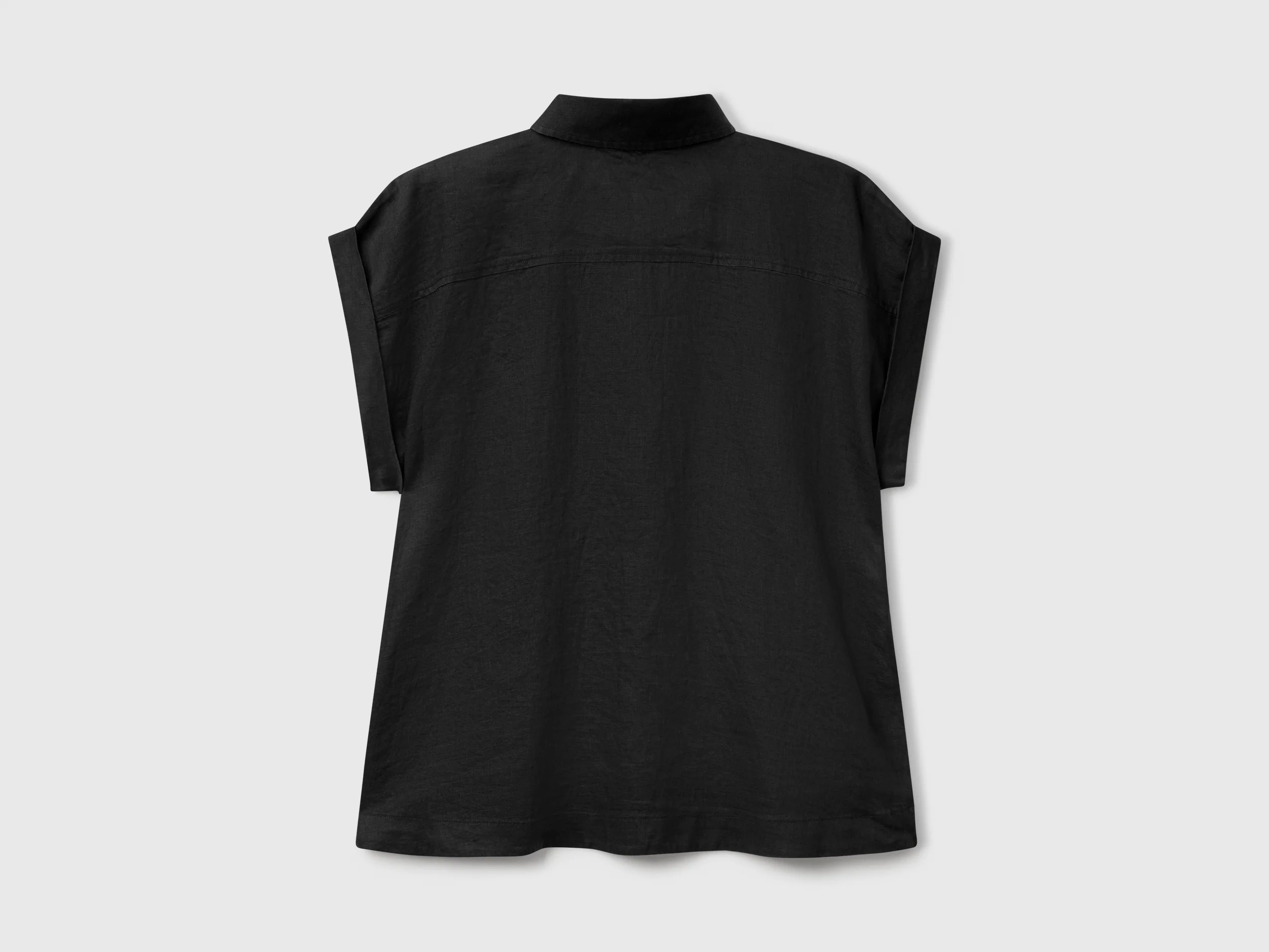 Camicia regular fit in puro lino - Image 2