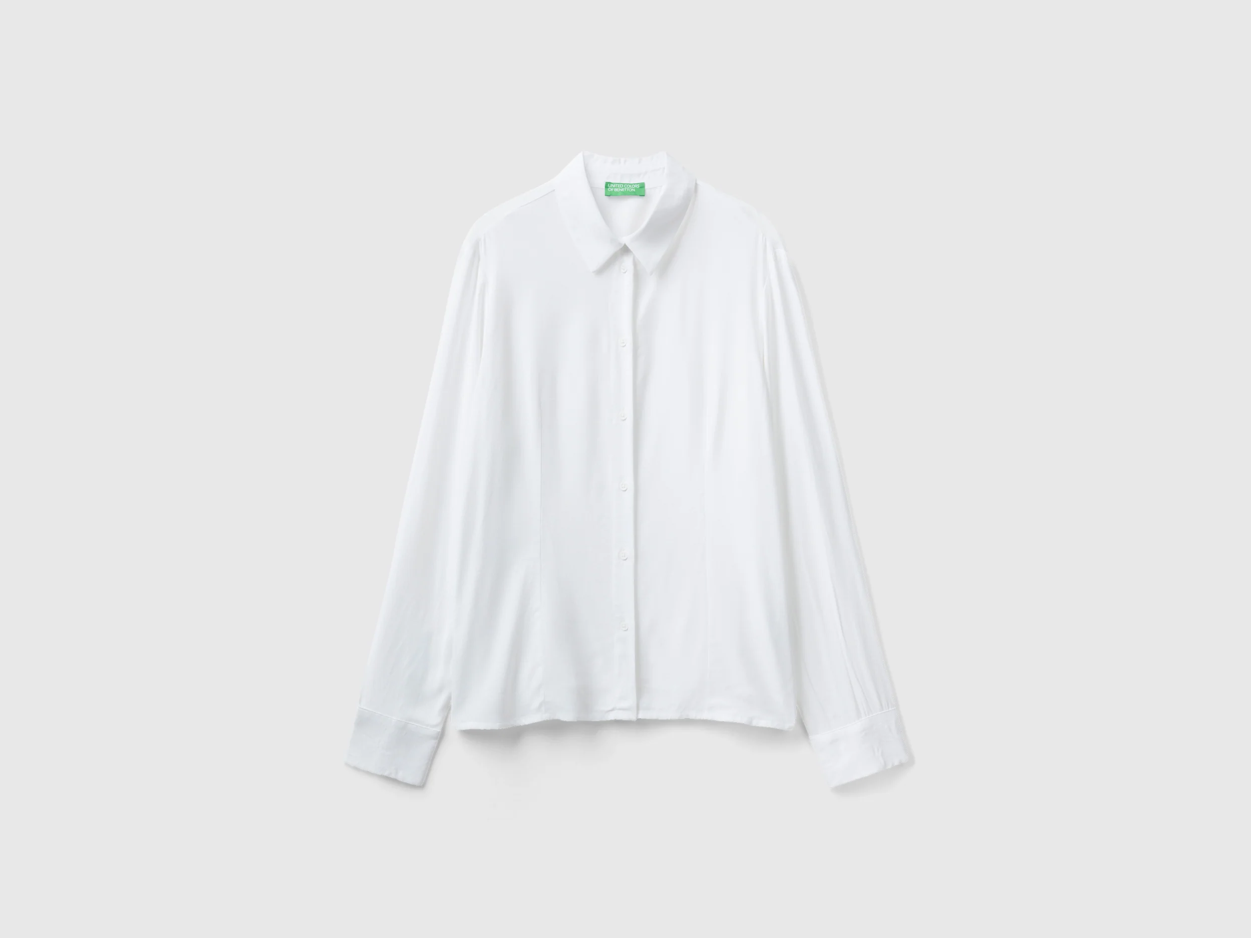 Camicia sfiancata in viscosa