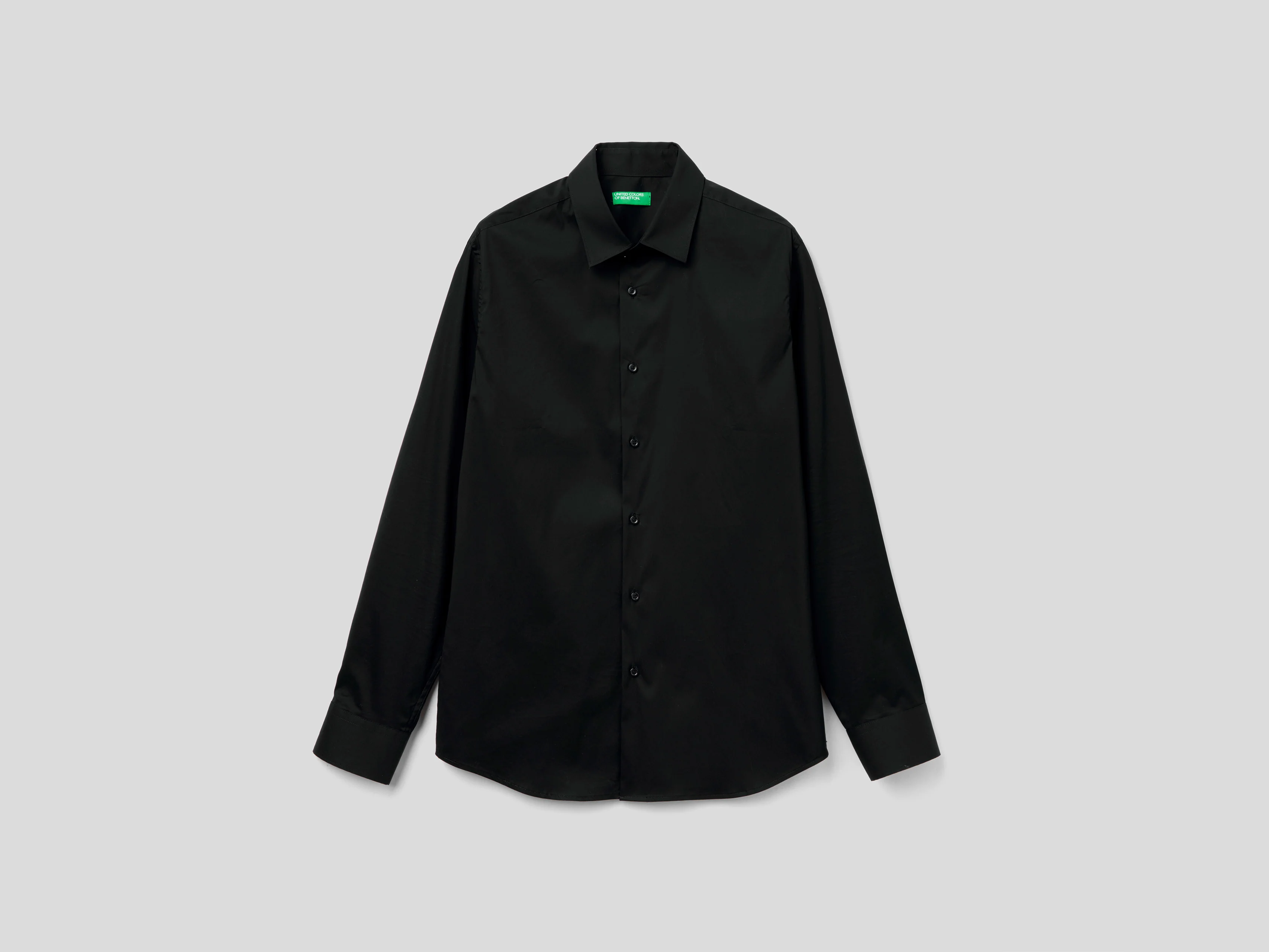 Camicia slim fit tinta unita