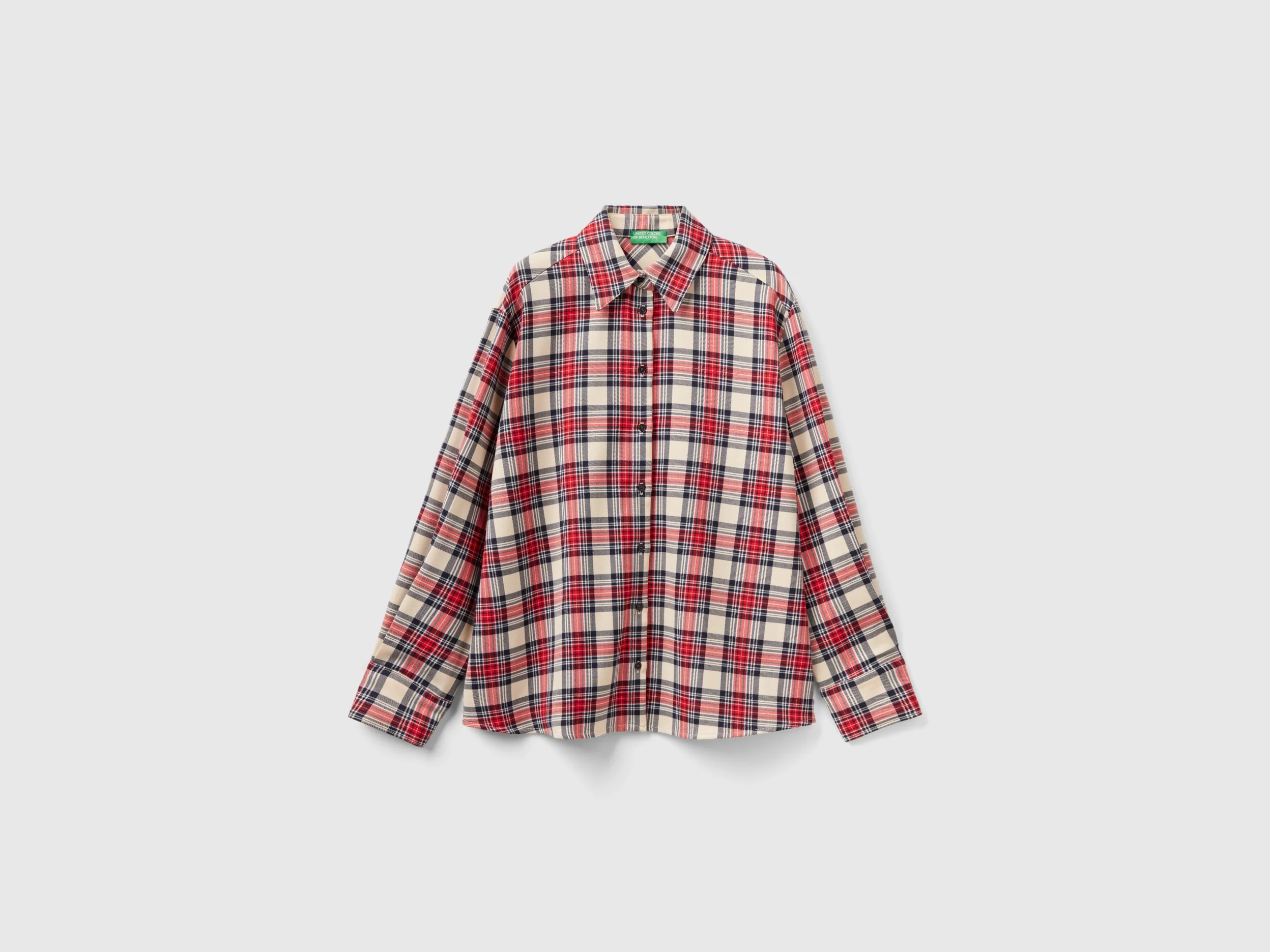Camicia tartan boxy fit