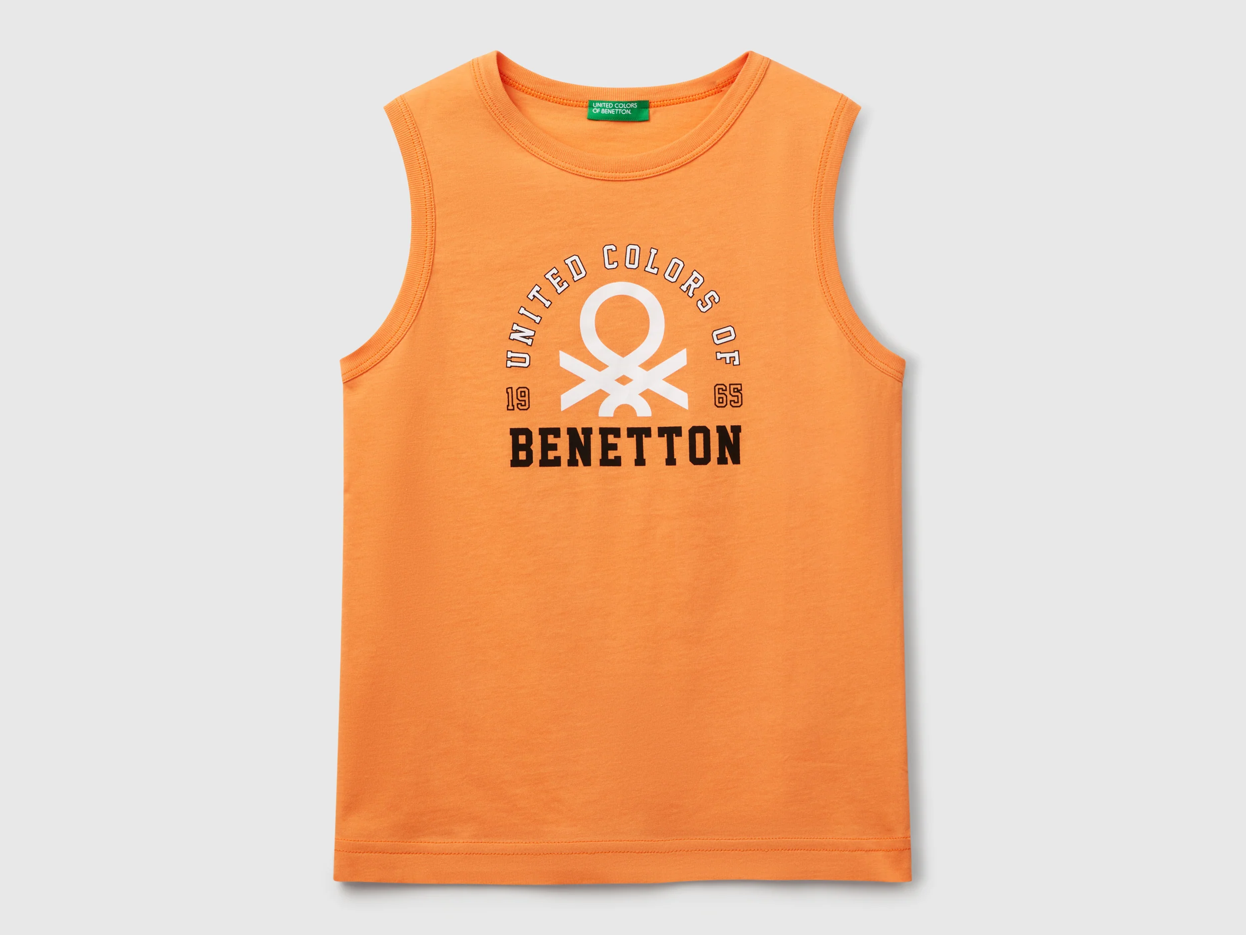 Canotta 100% cotone bio con logo