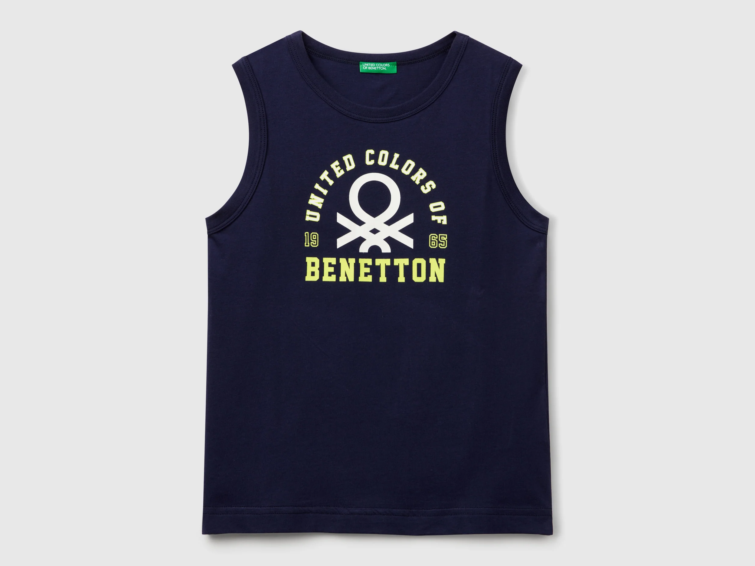 Canotta 100% cotone bio con logo