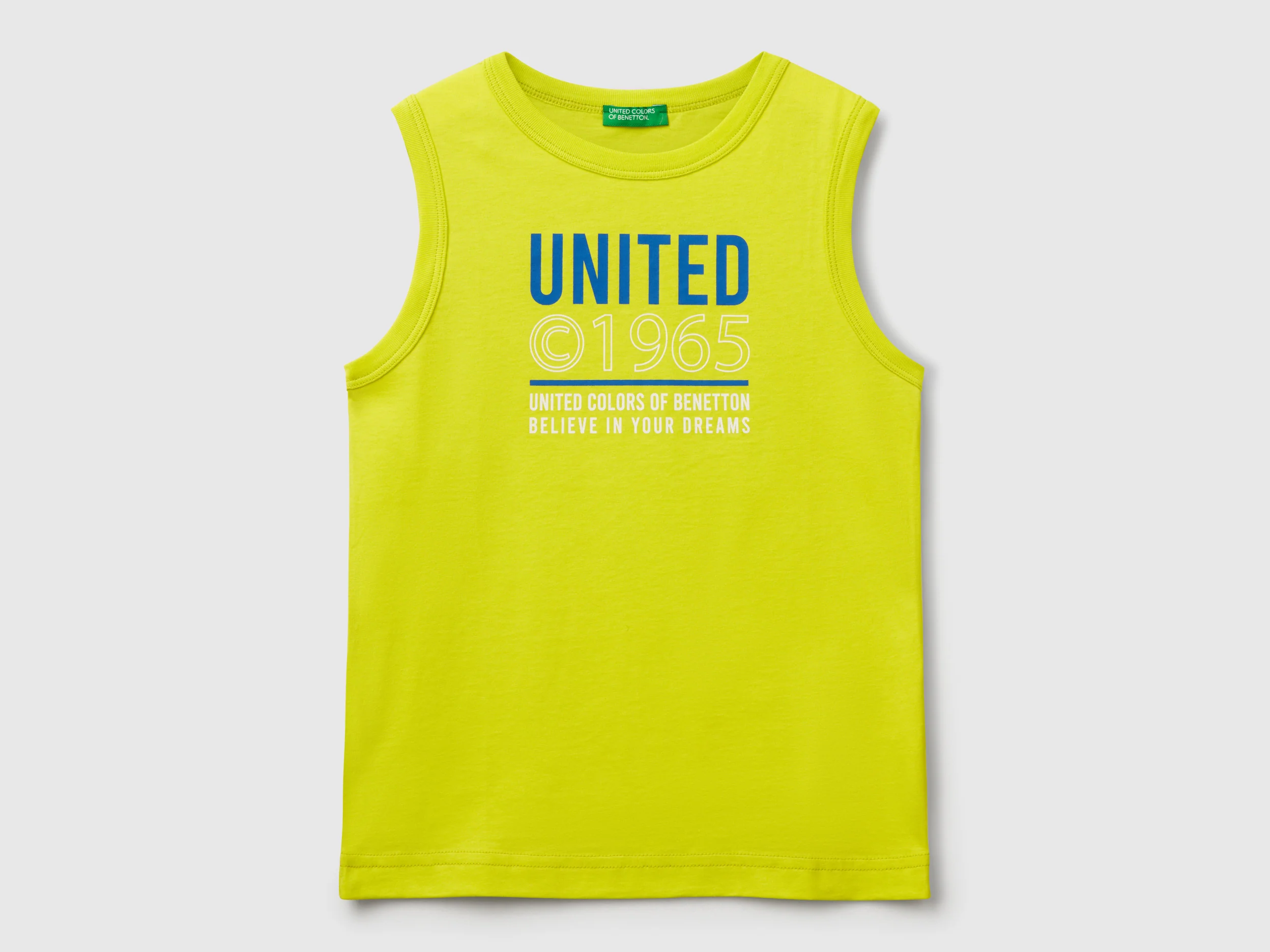 Canotta 100% cotone bio con logo