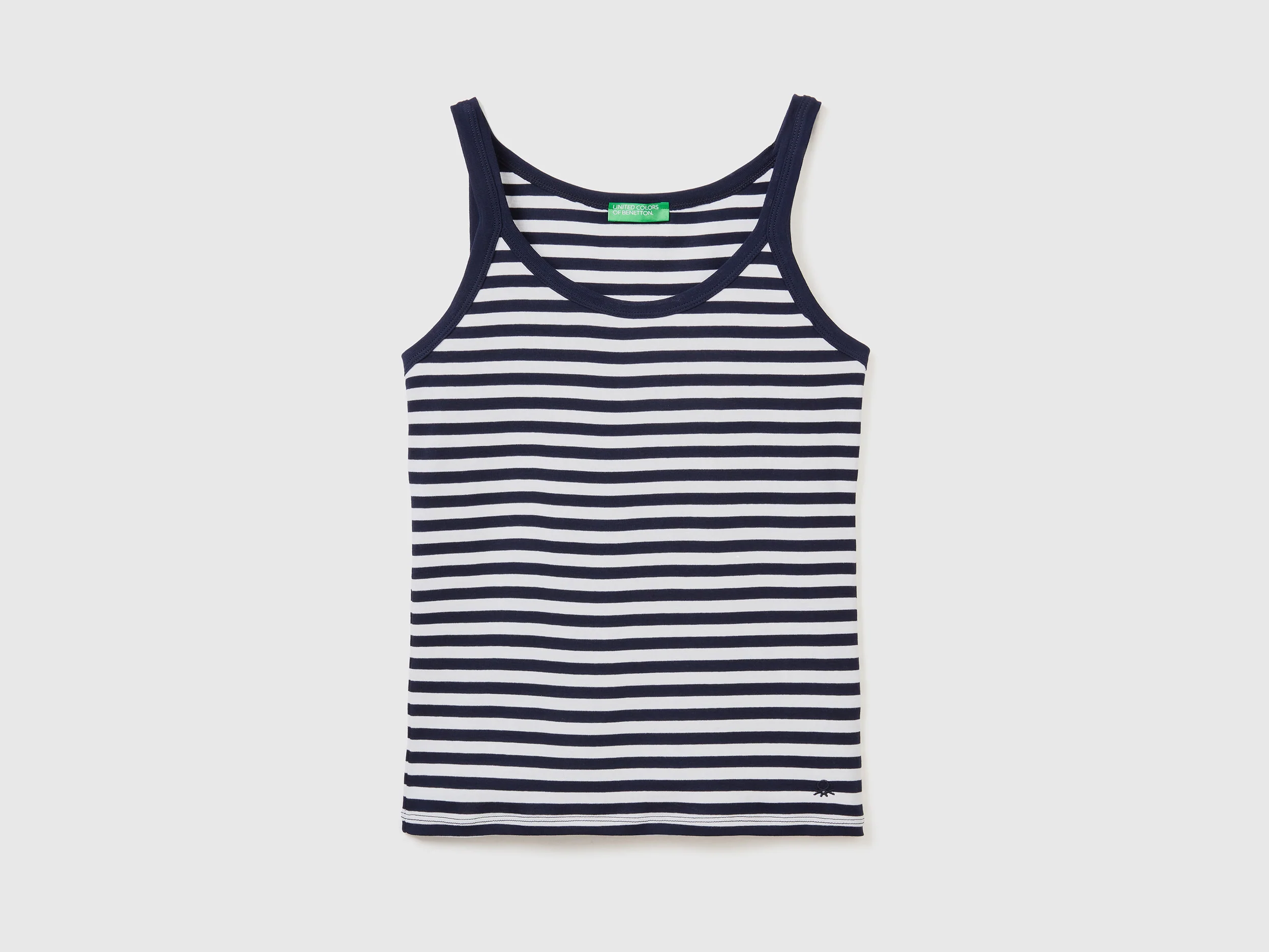 Canotta a righe 100% cotone